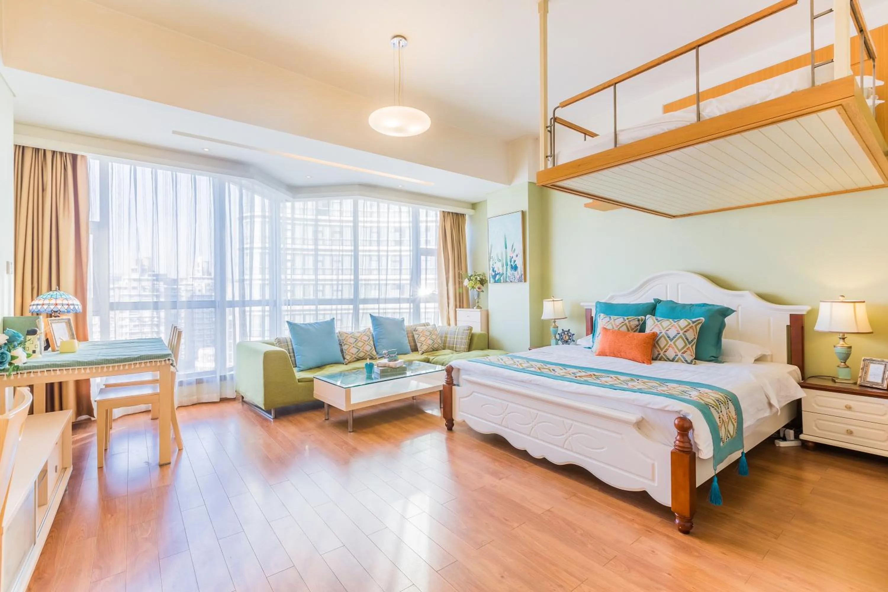 Bed in Westlake 7 Service Apartment