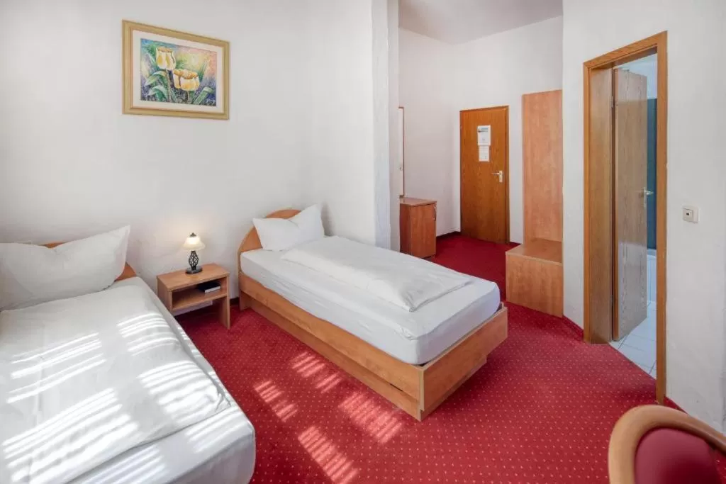 Economy Twin Room in Hotel Restaurant Mathildenhof