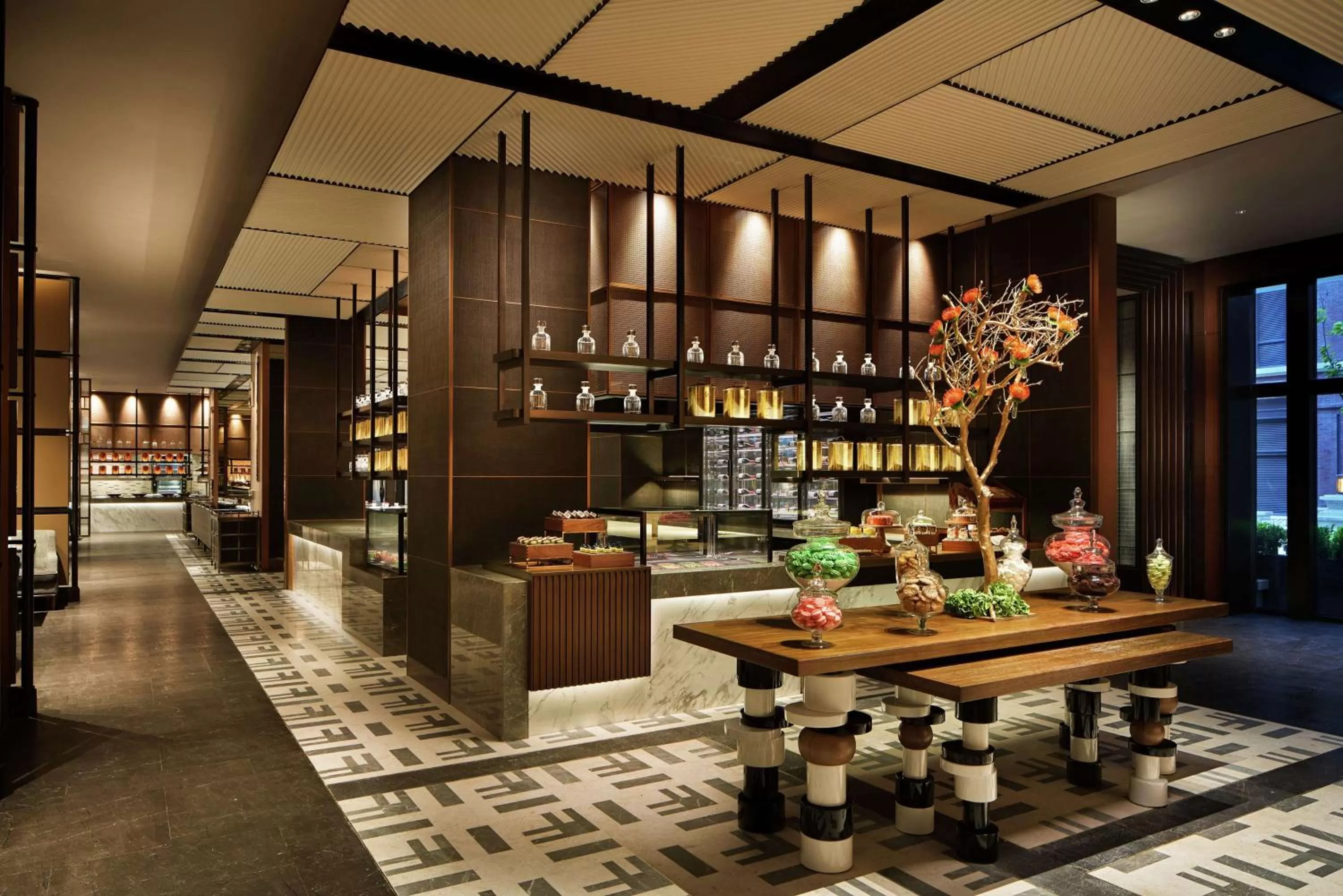 Dining area in Conrad Tianjin