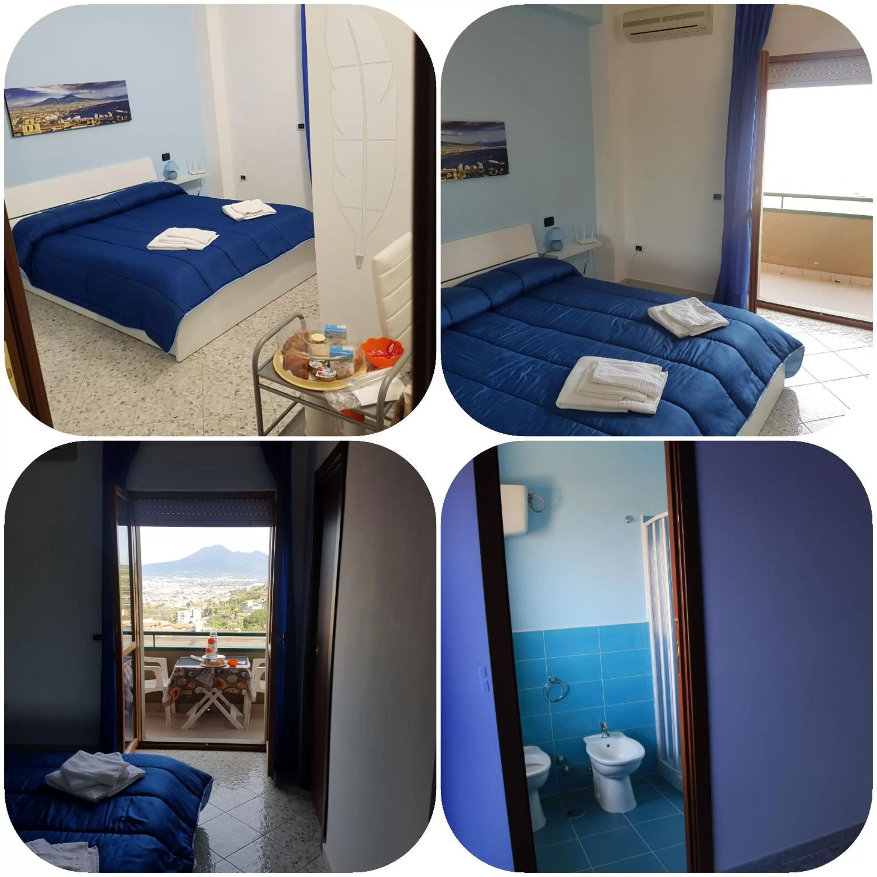 Bed in B&B La Panoramica