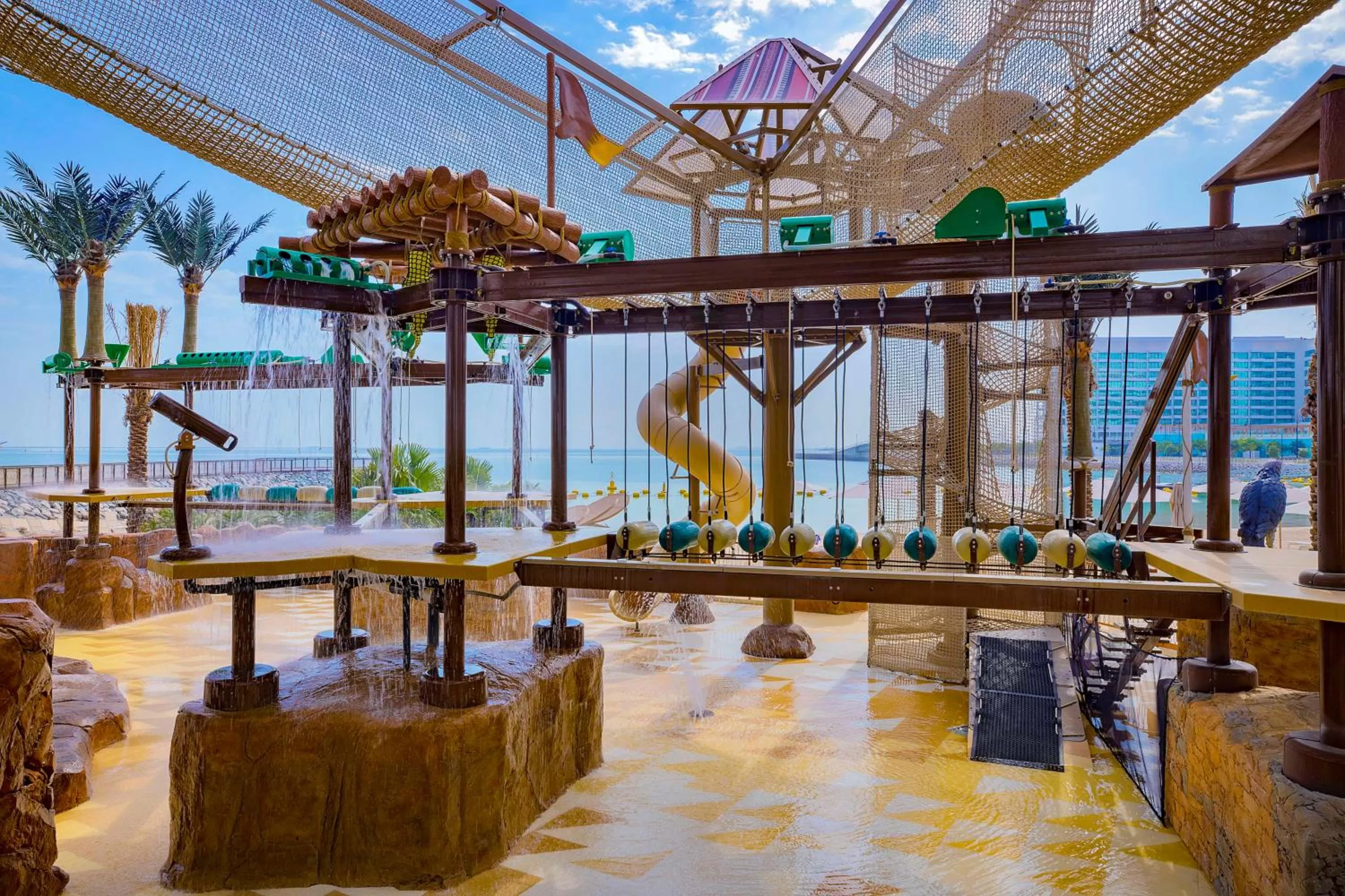 Pool view in Waldorf Astoria Doha Lusail