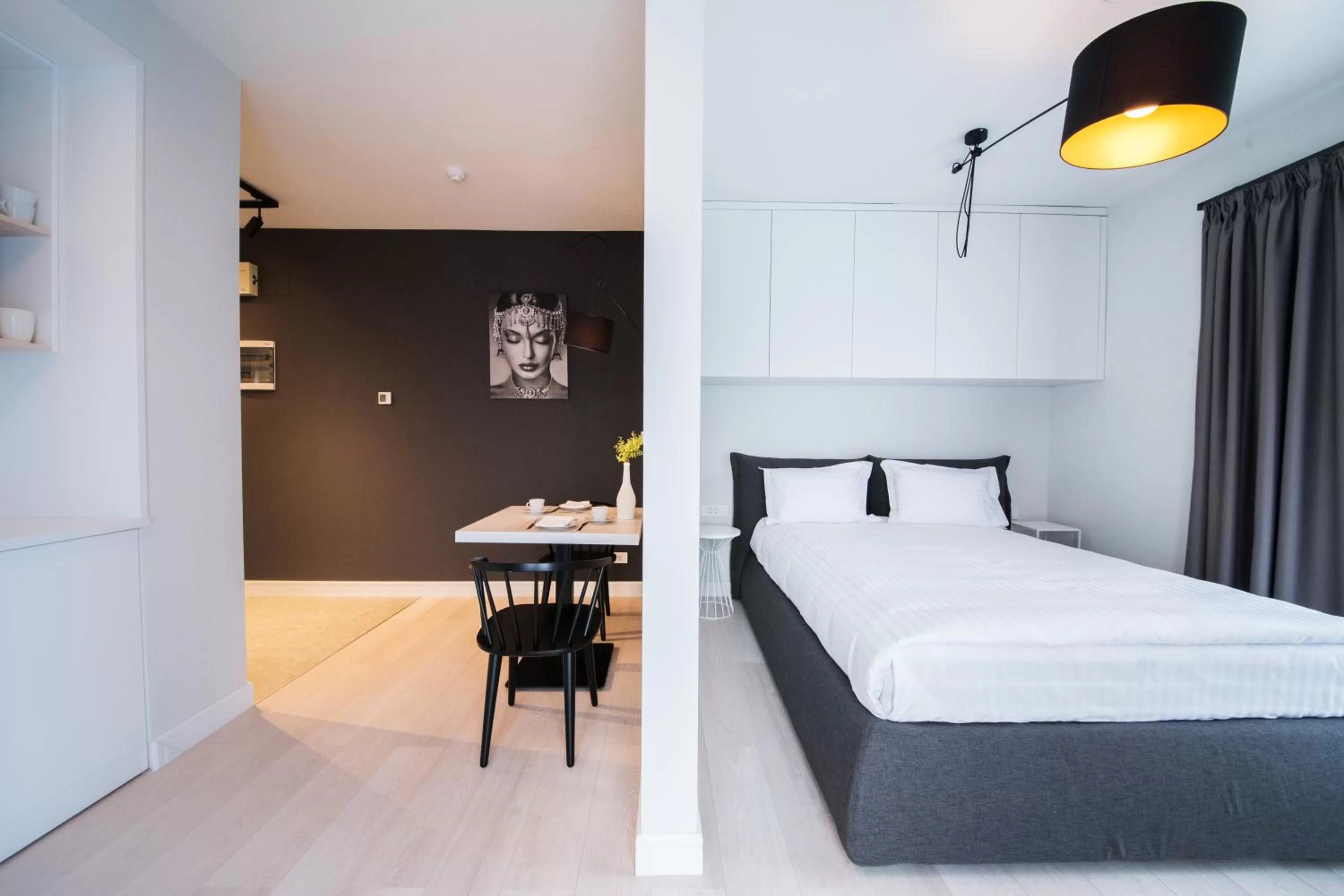 Dining area, Bed in Biador Apartments