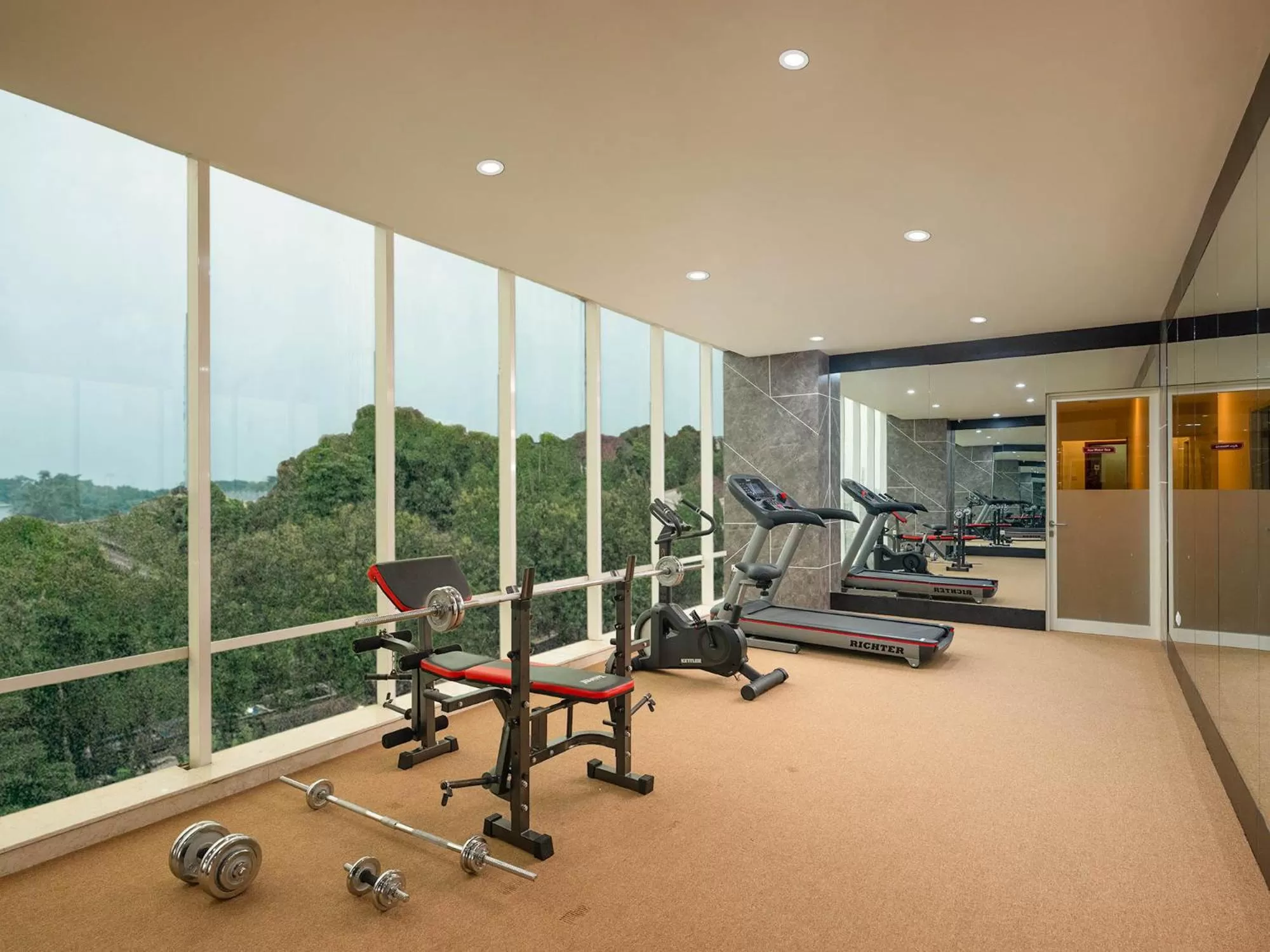 Fitness centre/facilities in The Alana Yogyakarta Hotel and Convention Center