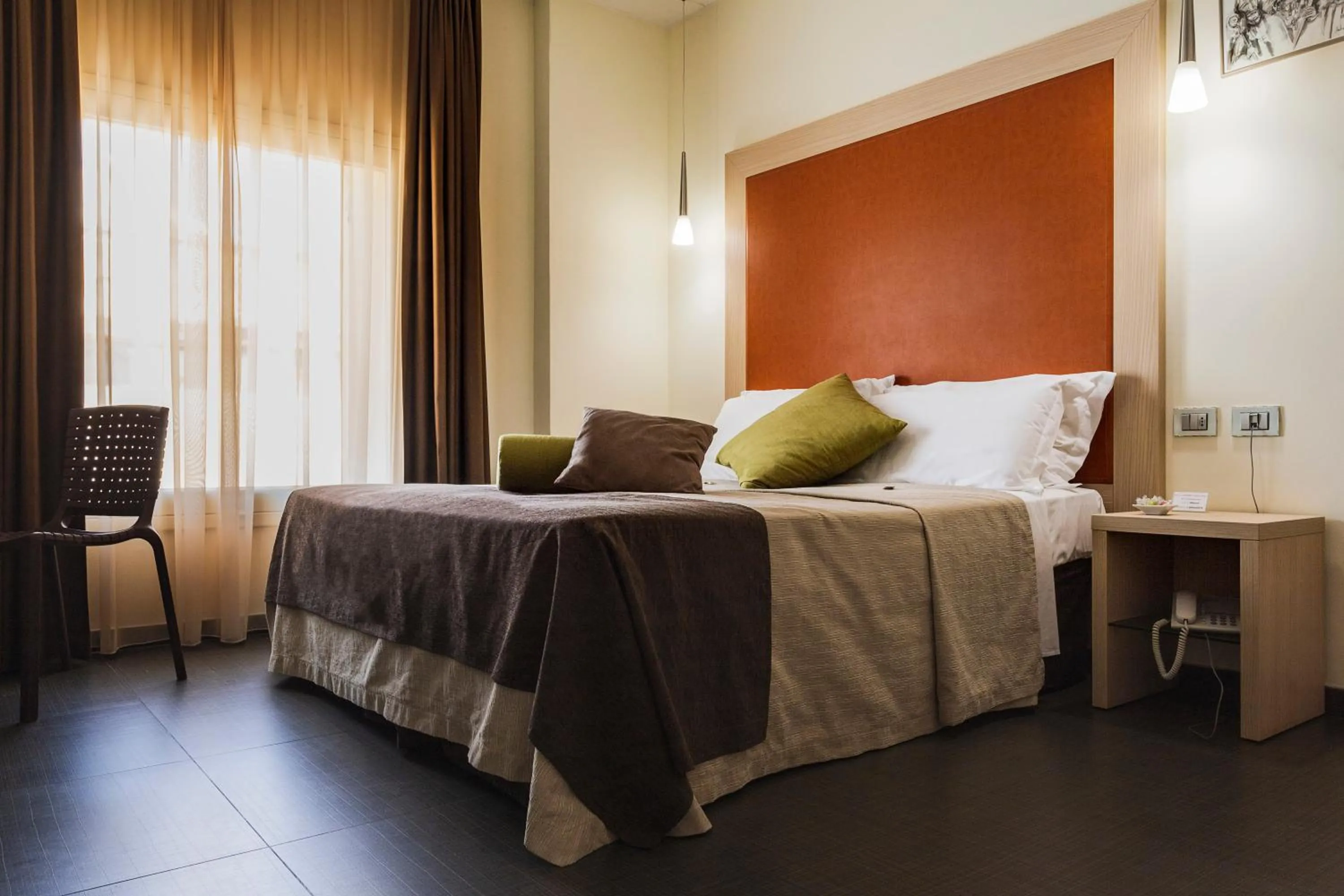 Bed in Hotel 33 Baroni