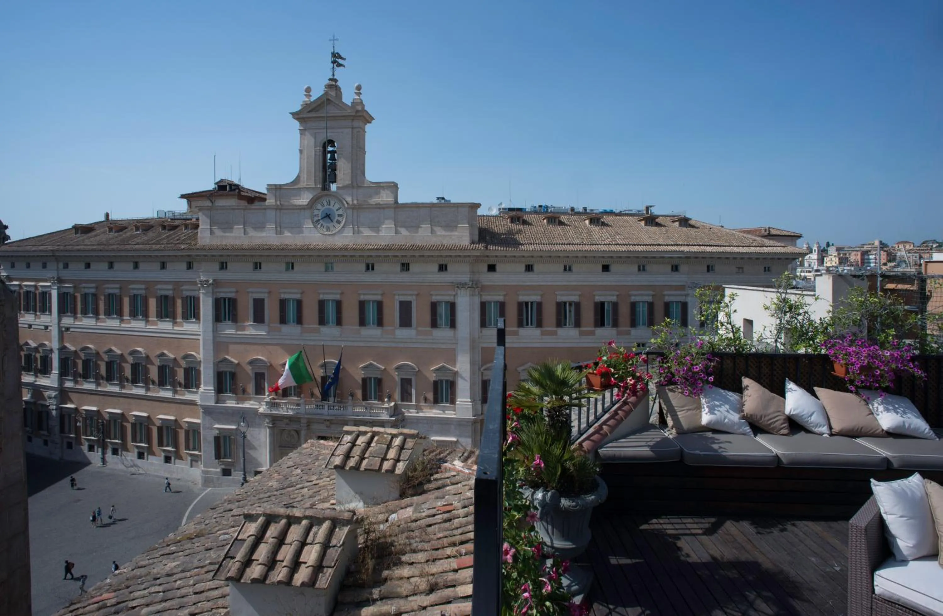 Bird's eye view in Colonna Palace Hotel