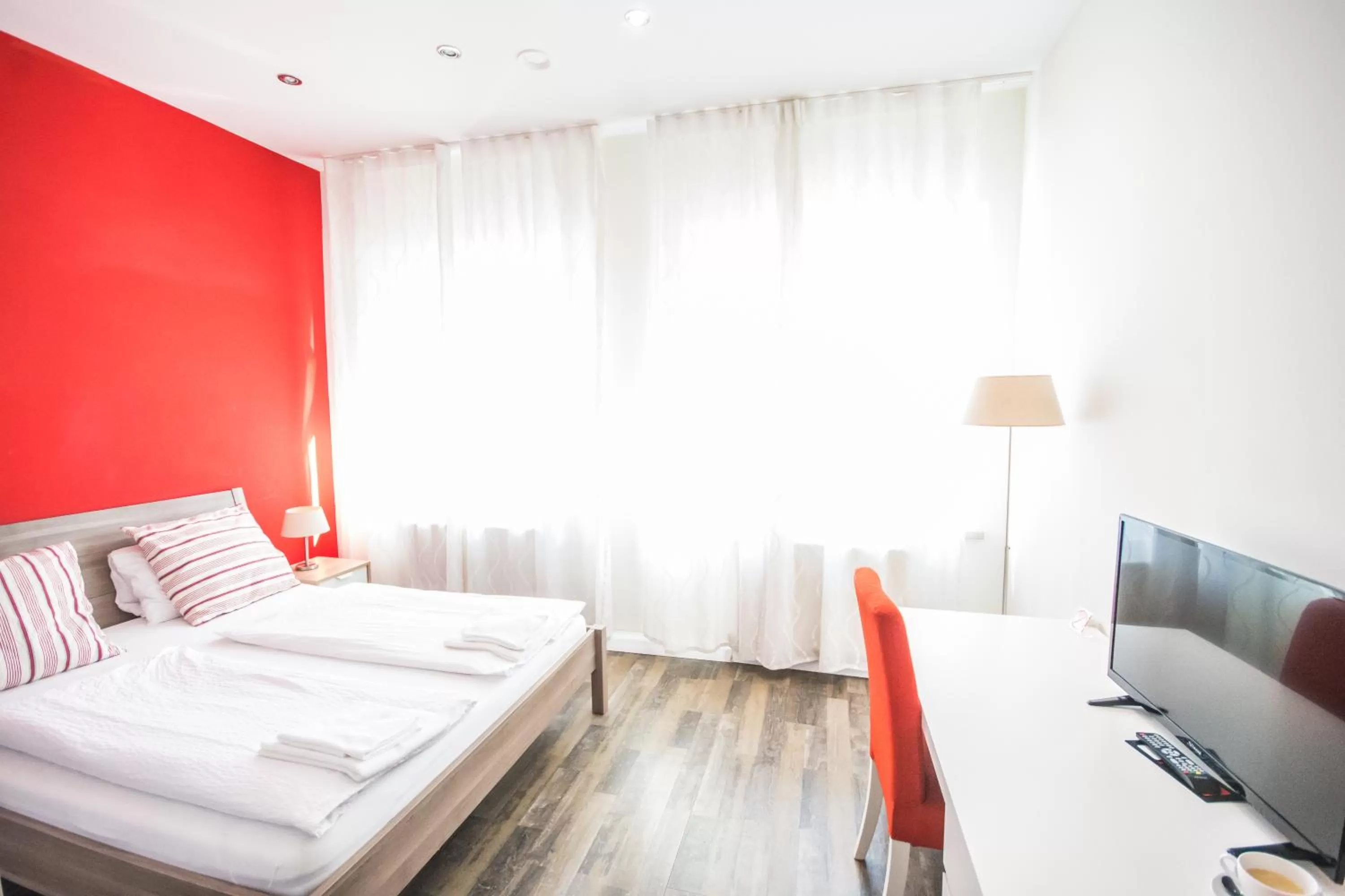 Photo of the whole room, Bed in Hotel Turmfalke