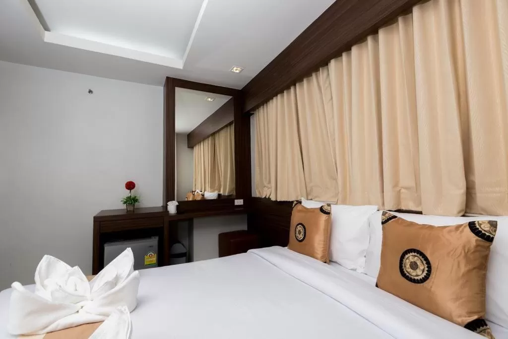 Bed in Royal Asia Hotel Pratunam