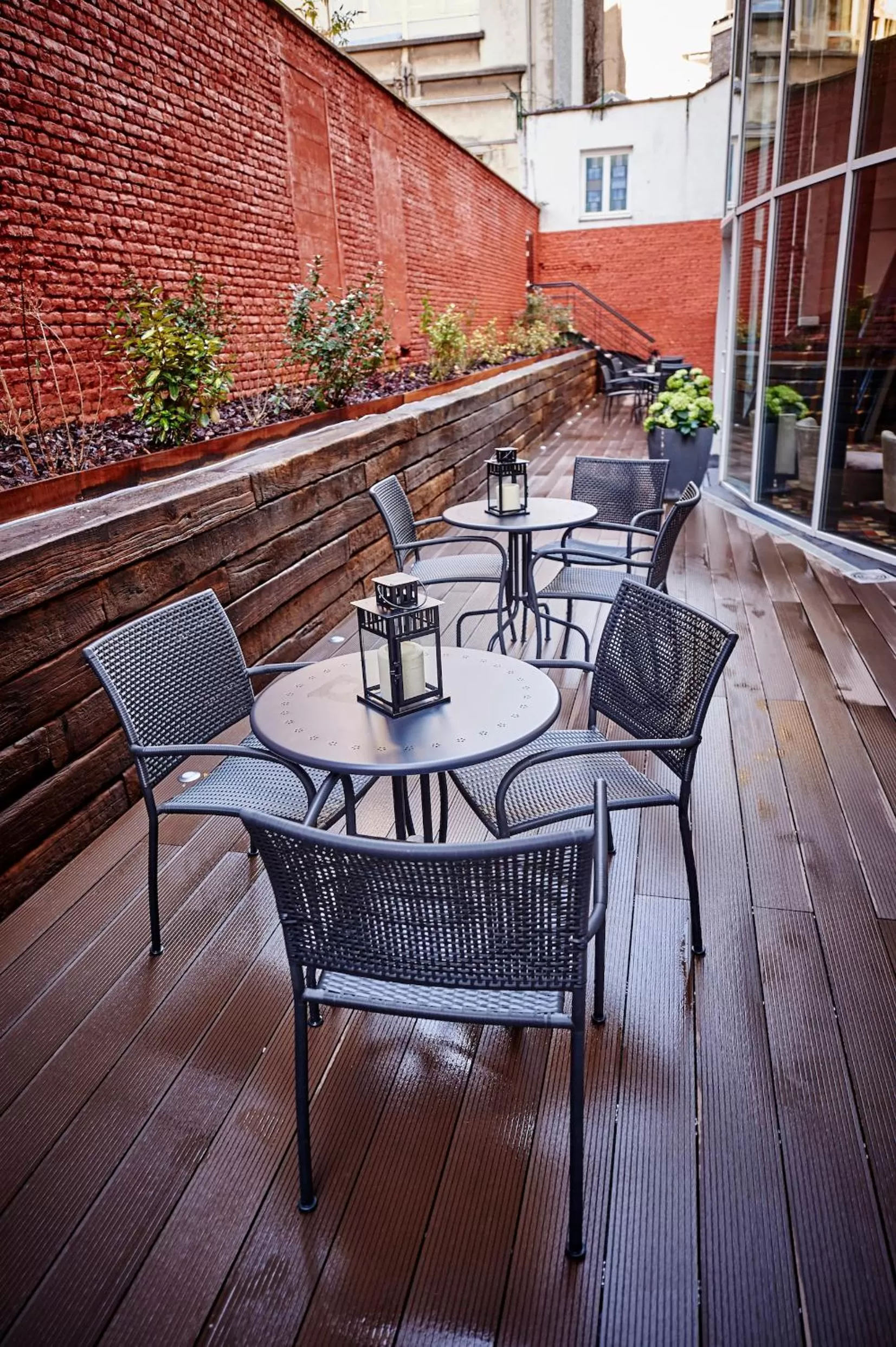 Balcony/Terrace in Hotel The Augustin