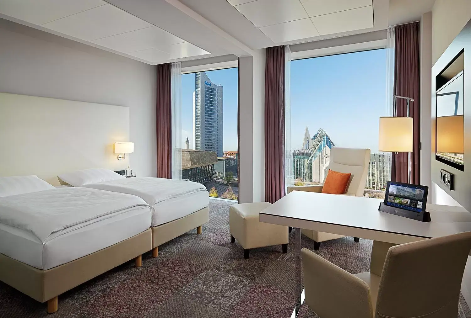 Premium Double Room - single occupancy in Radisson Blu Hotel Leipzig Premium Double Room - single occupancy in Radisson Blu Hotel Leipzig