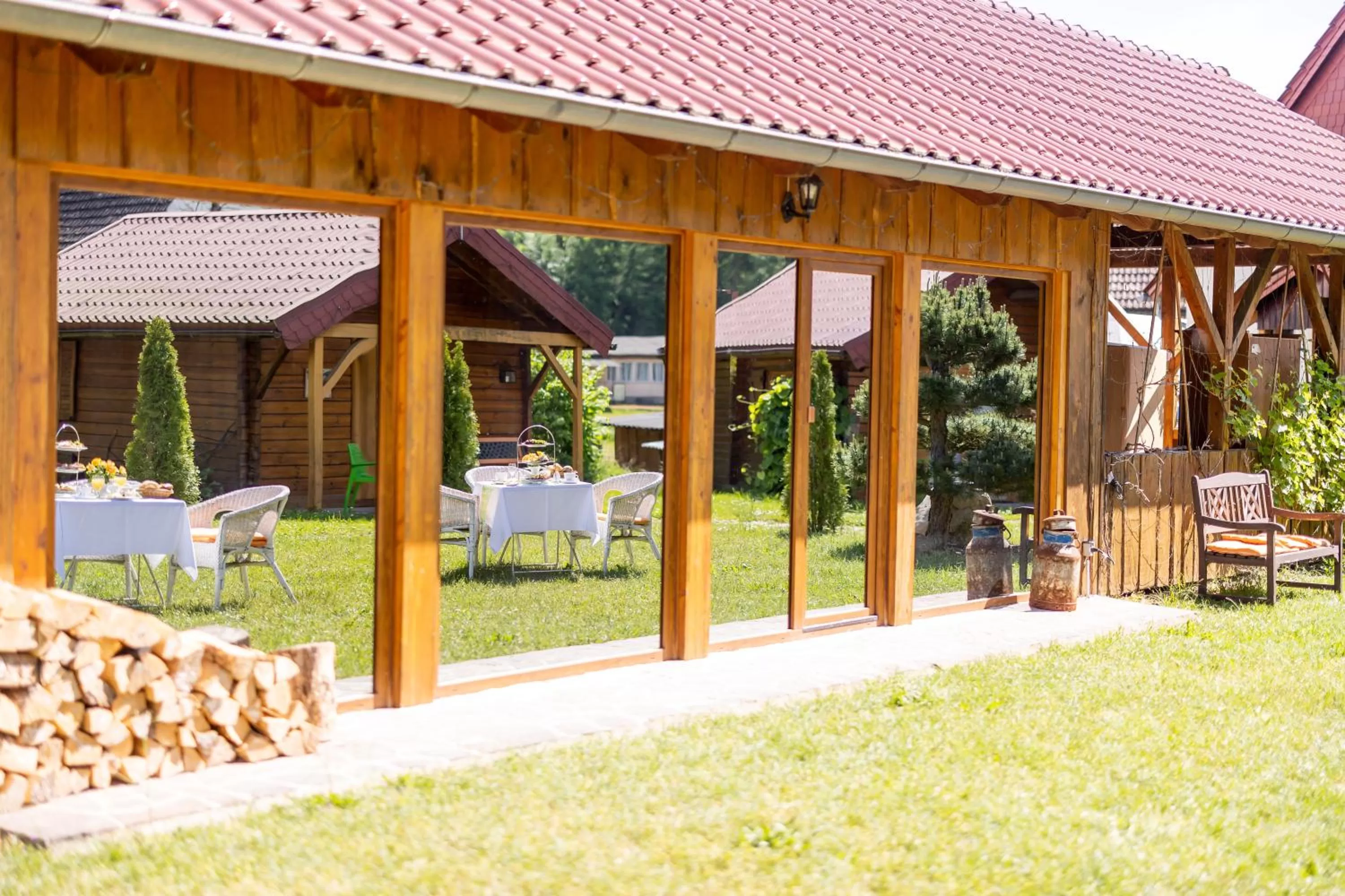 Garden view in Kummerower Hof