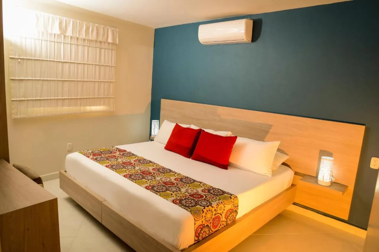 Bed in Hotel Prado 34 West