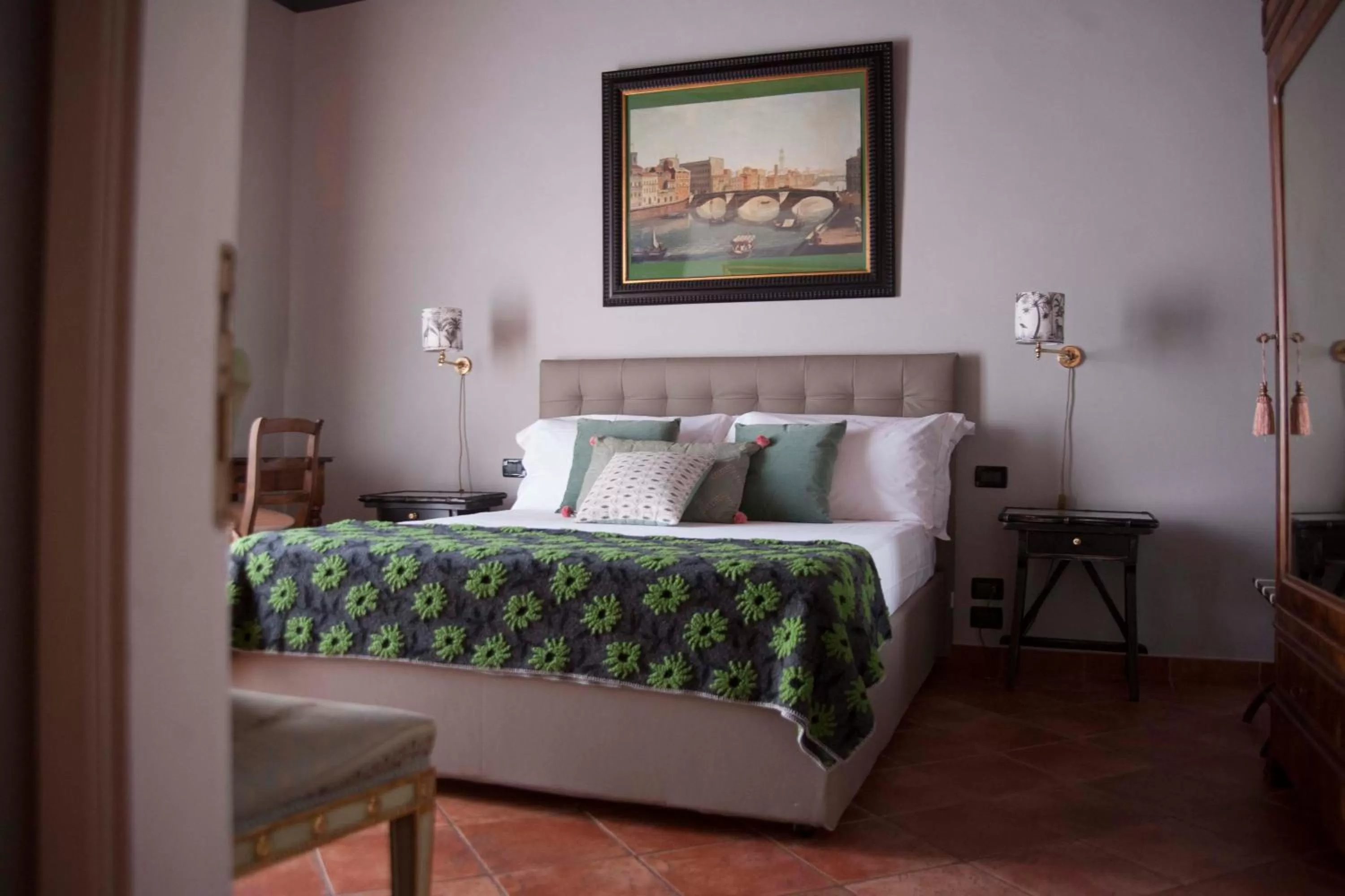 Bed in Antica Dimora De' Benci