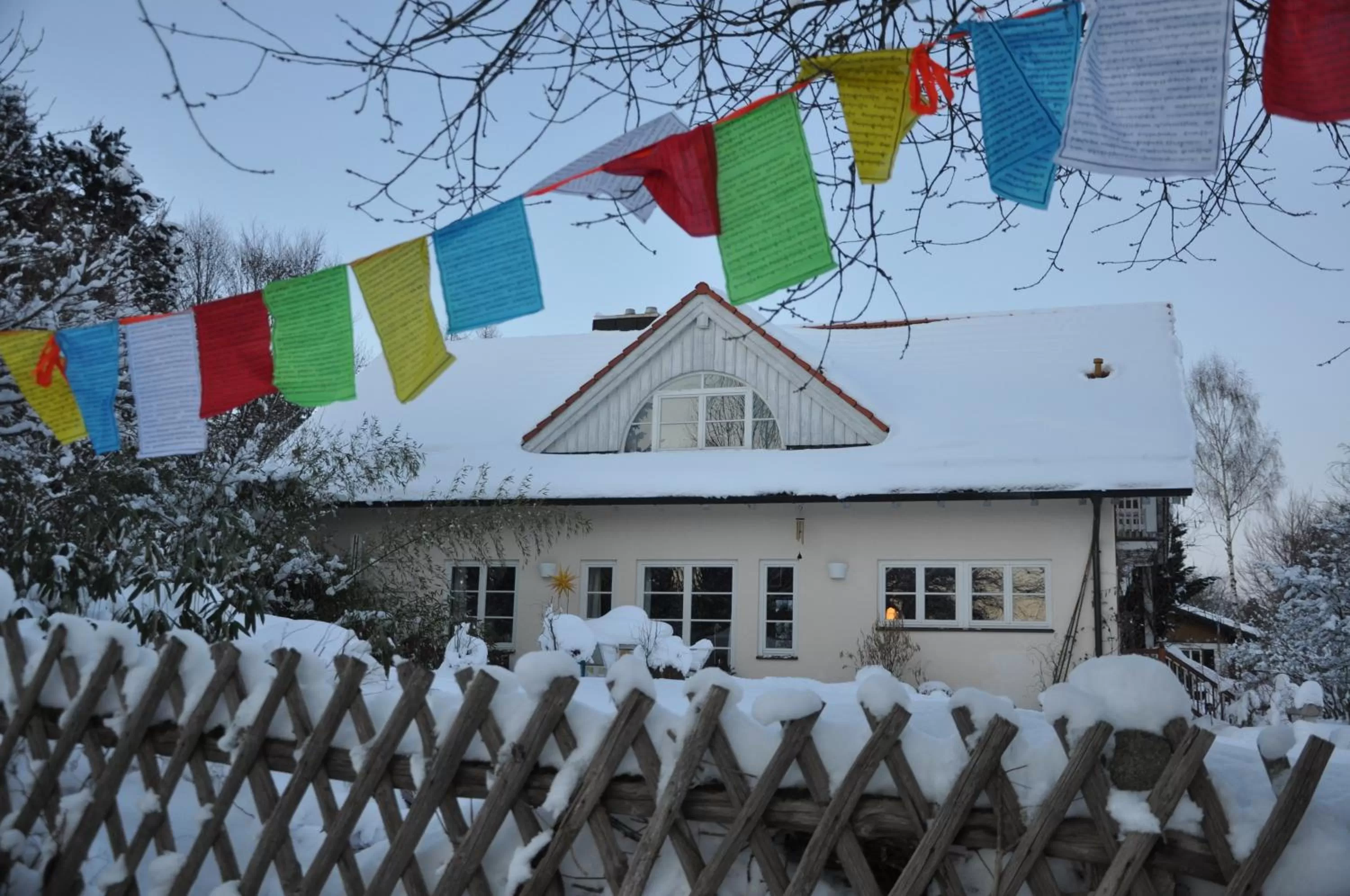 Facade/entrance, Winter in Bed and Breakfast Bavaria München