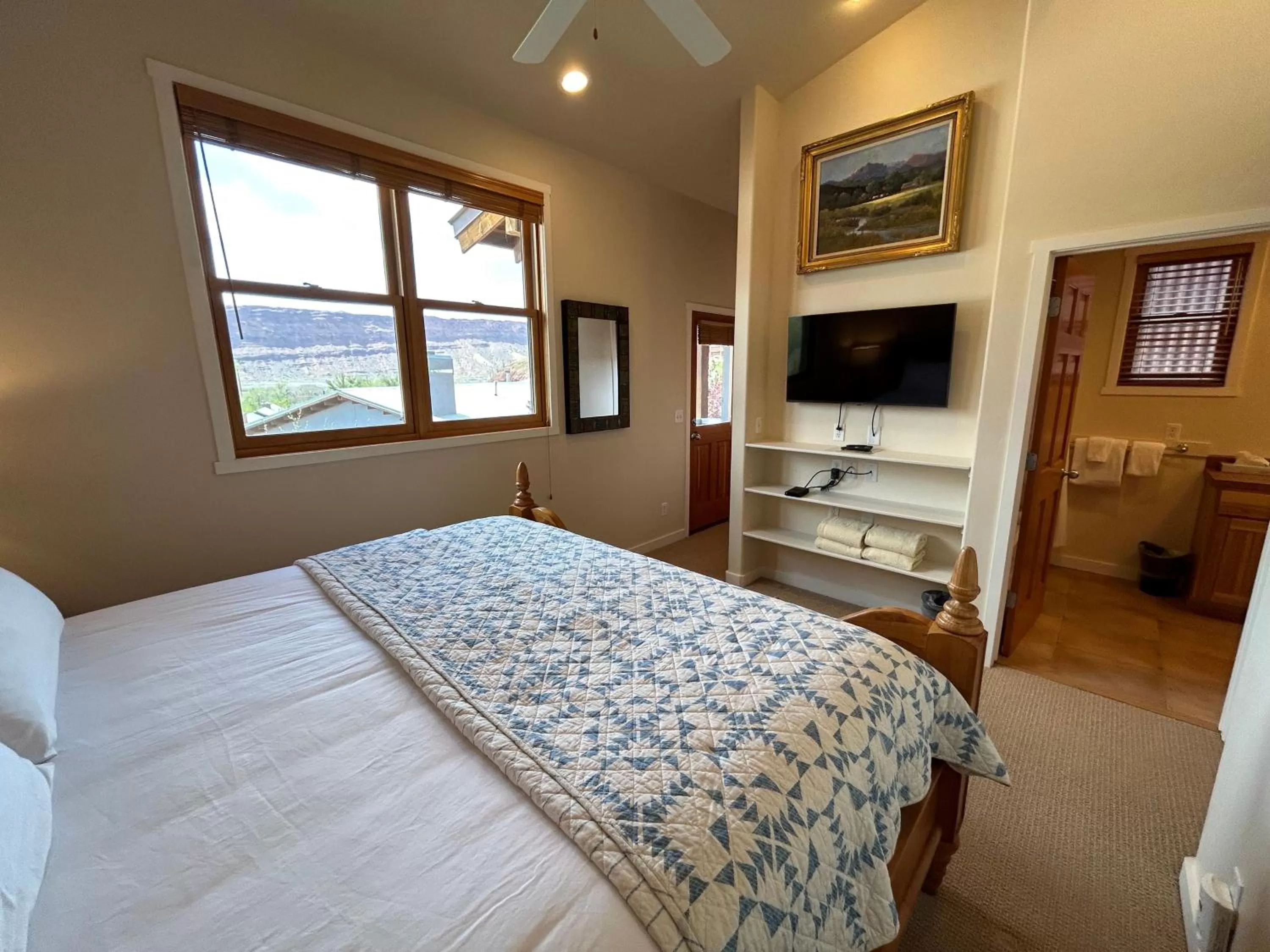 Bed in Moab Springs Ranch