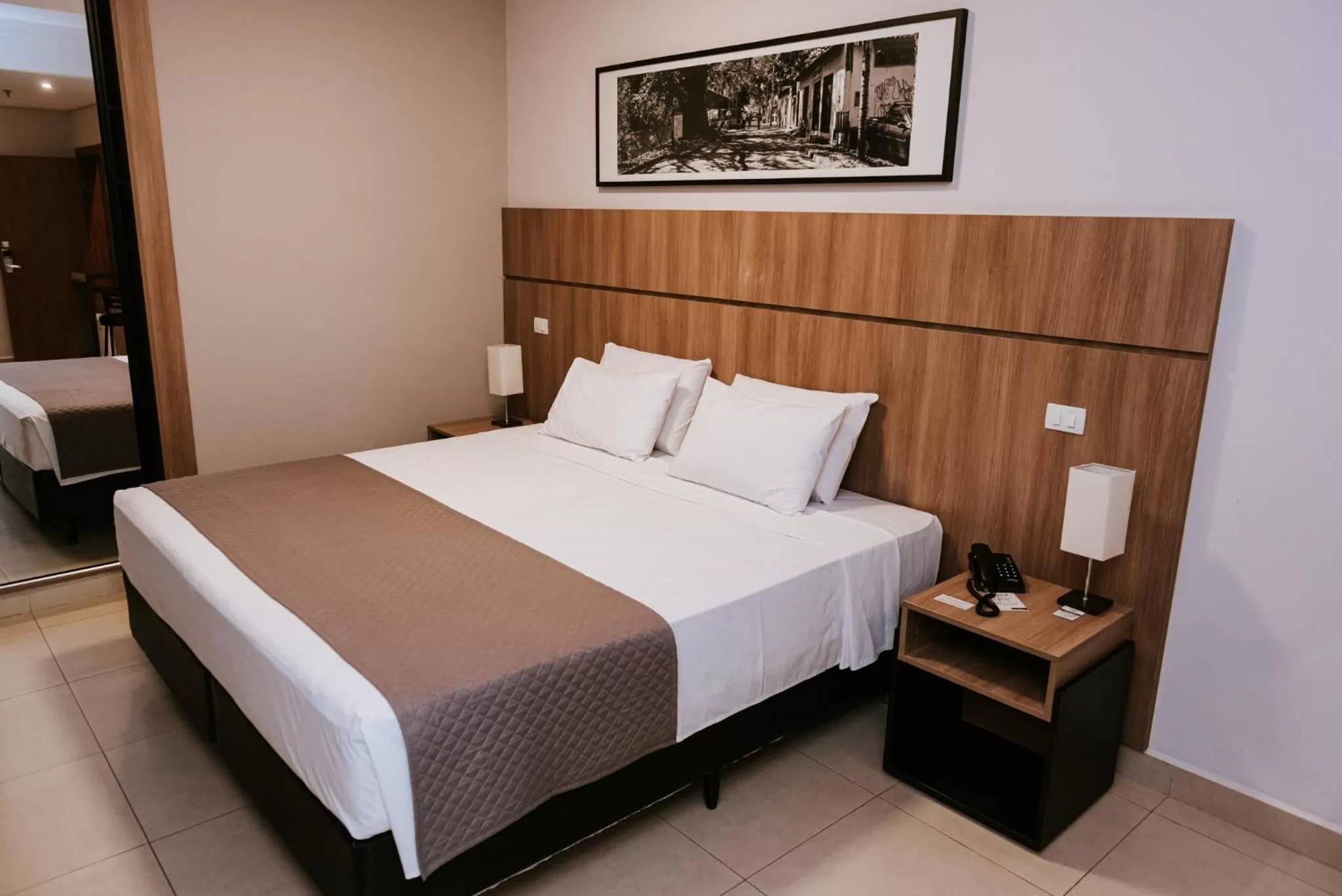 Bed in Occitano Apart Hotel