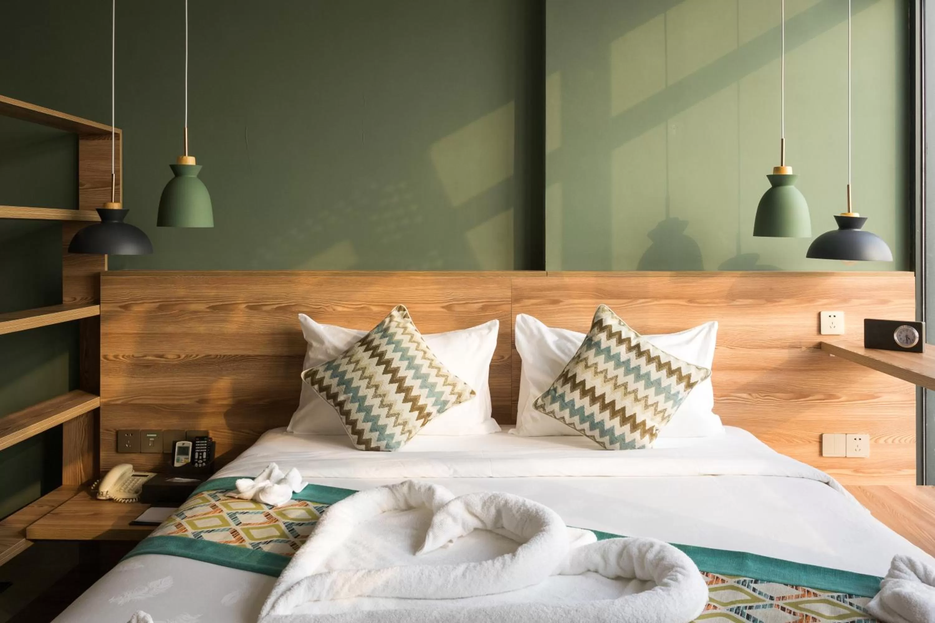 Bed in The Snowbell Hotel & Spa at The Bridge