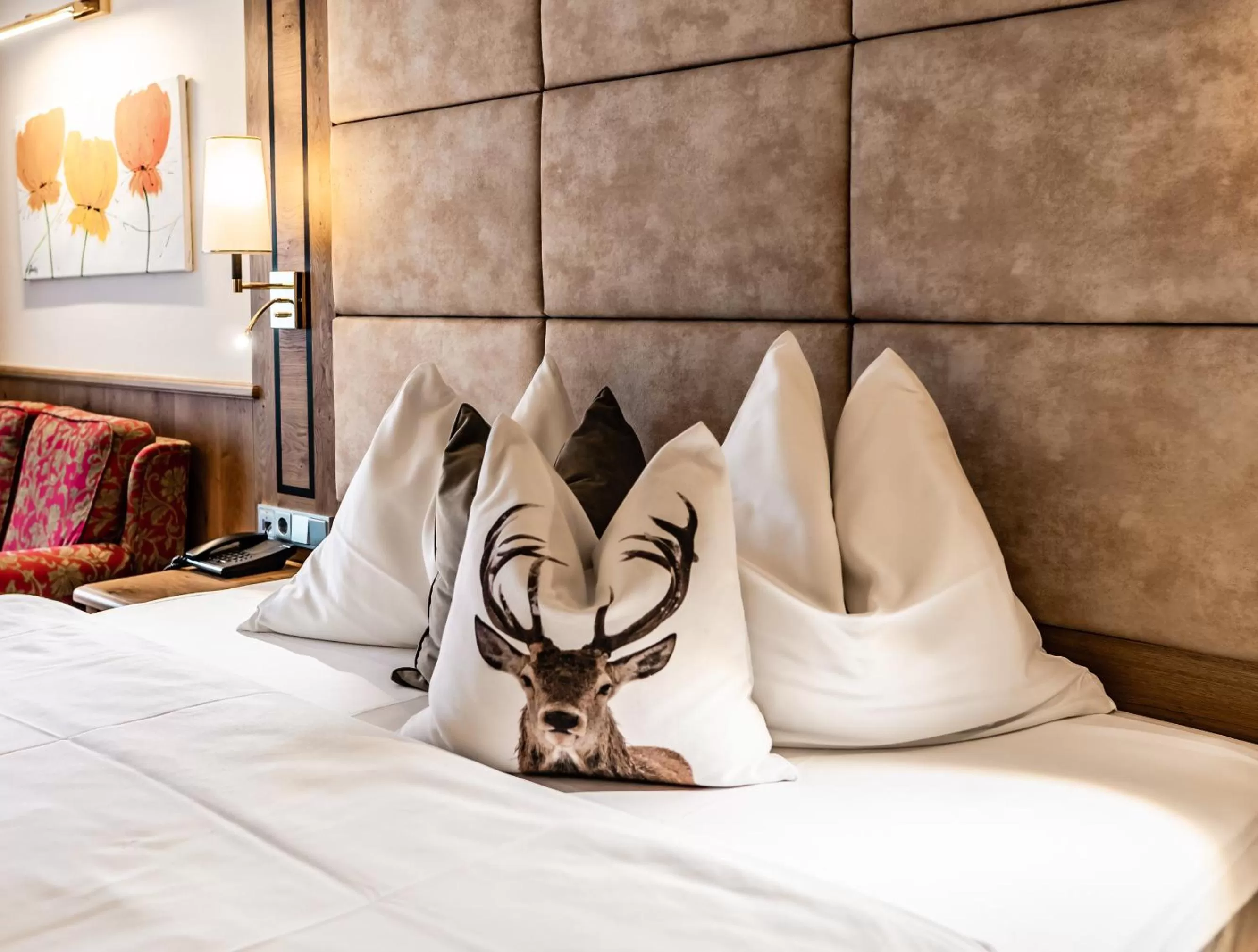 Photo of the whole room, Bed in Hotel Hubertushof