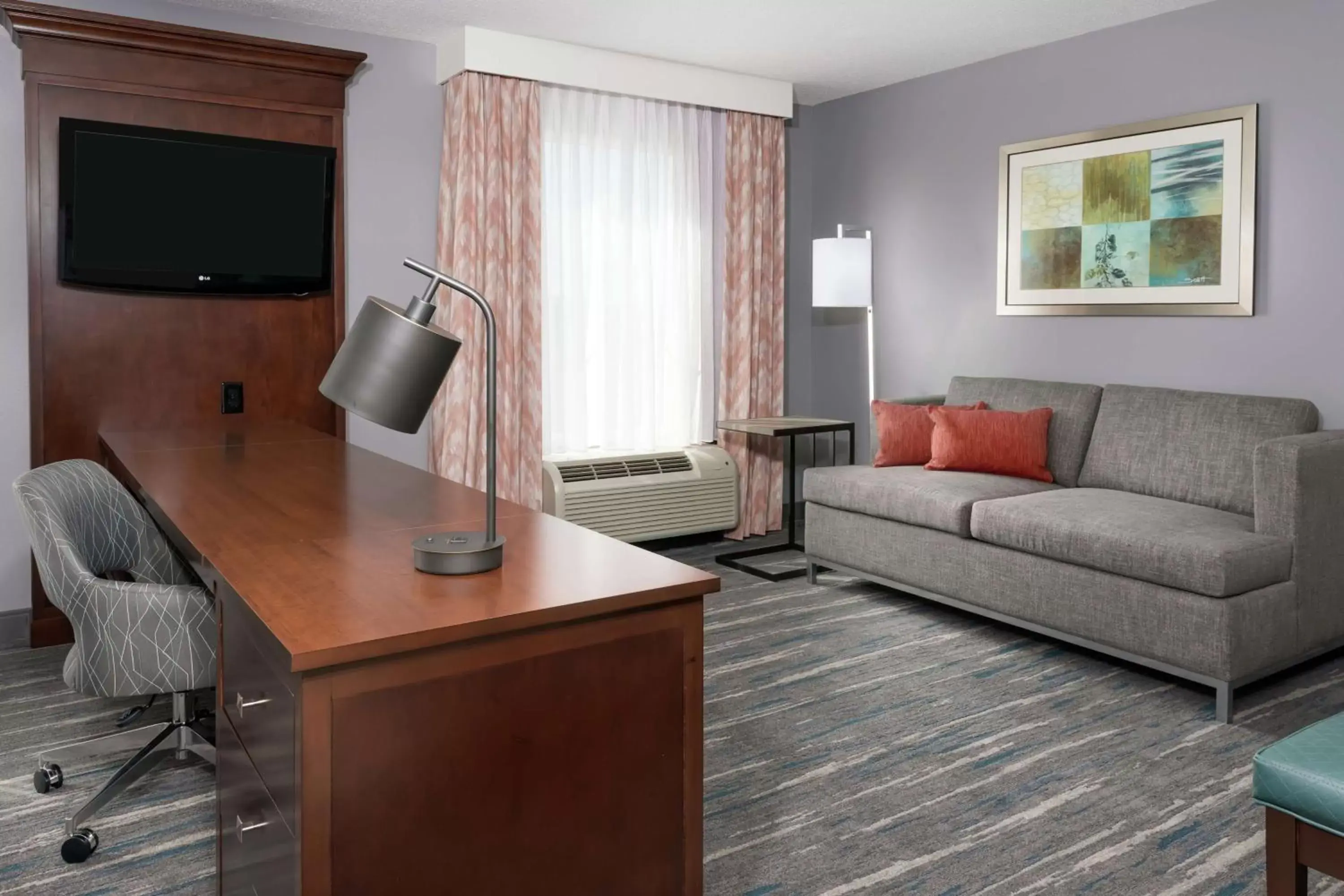 Queen Studio Suite with Two Queen Beds - Non-Smoking in Hampton Inn & Suites Orlando Airport at Gateway Village Queen Studio Suite with Two Queen Beds - Non-Smoking in Hampton Inn & Suites Orlando Airport at Gateway Village
