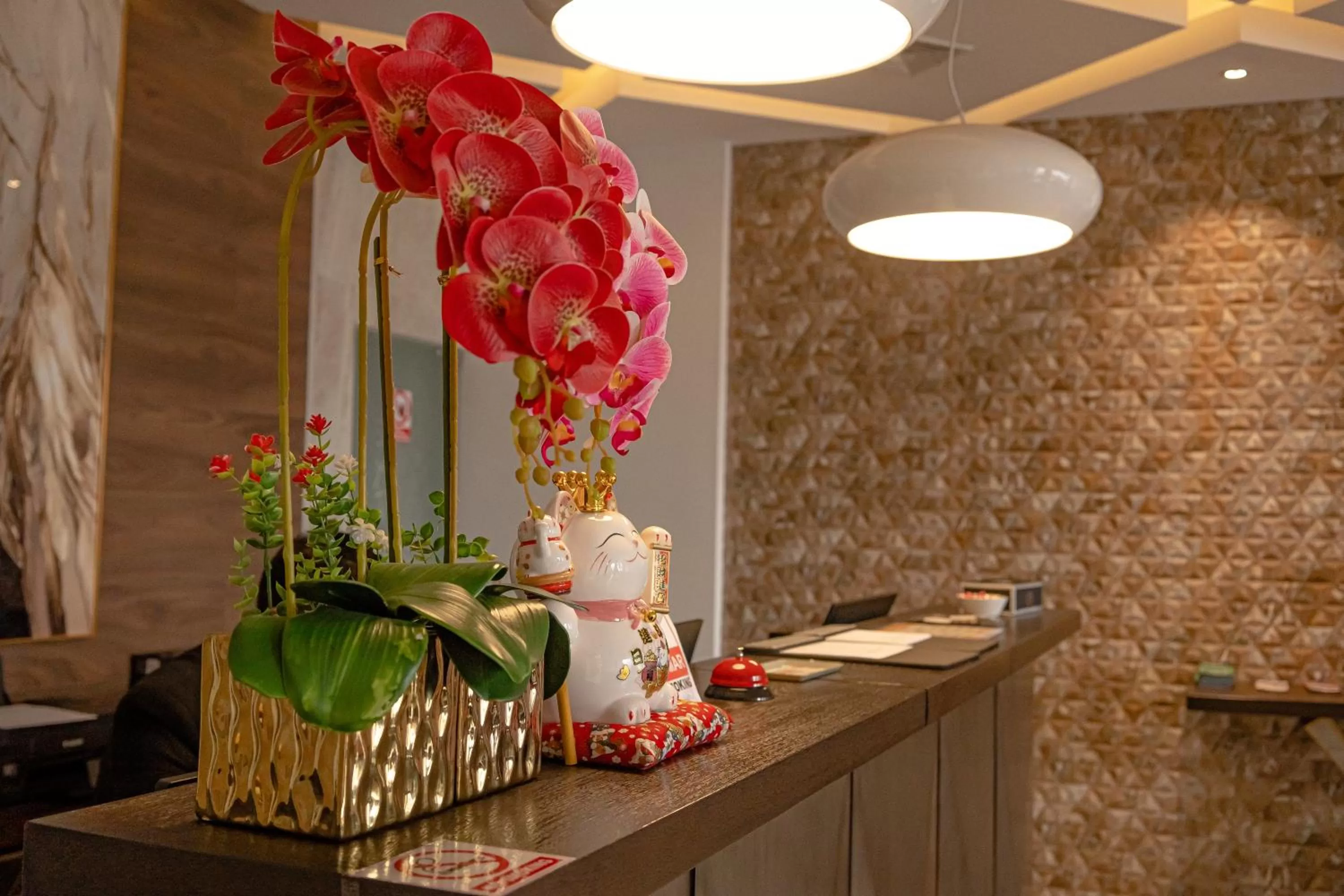 Lobby or reception in Hotel Hualimei