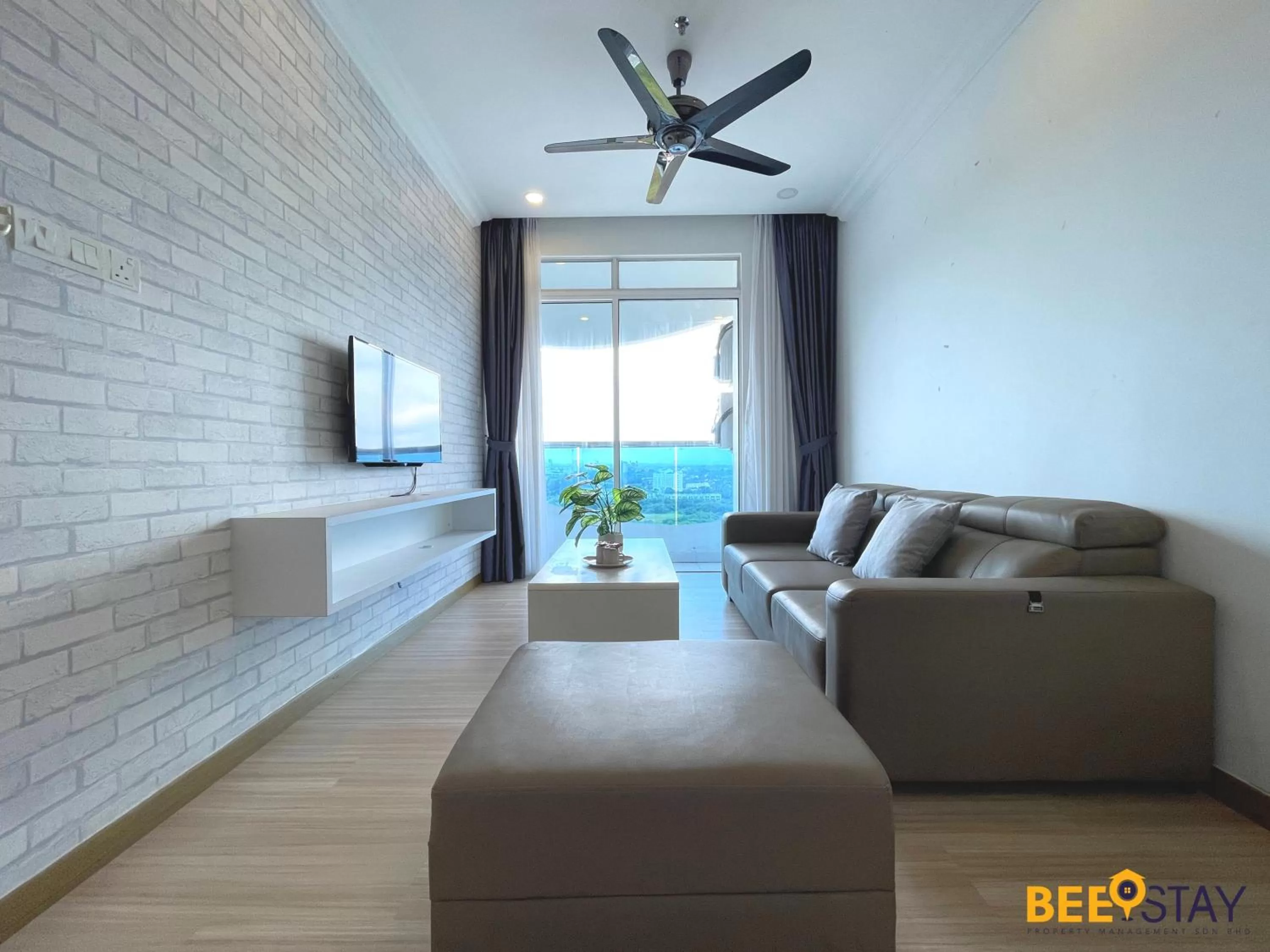 Seating Area in The Wave Suites Melaka by BEESTAY