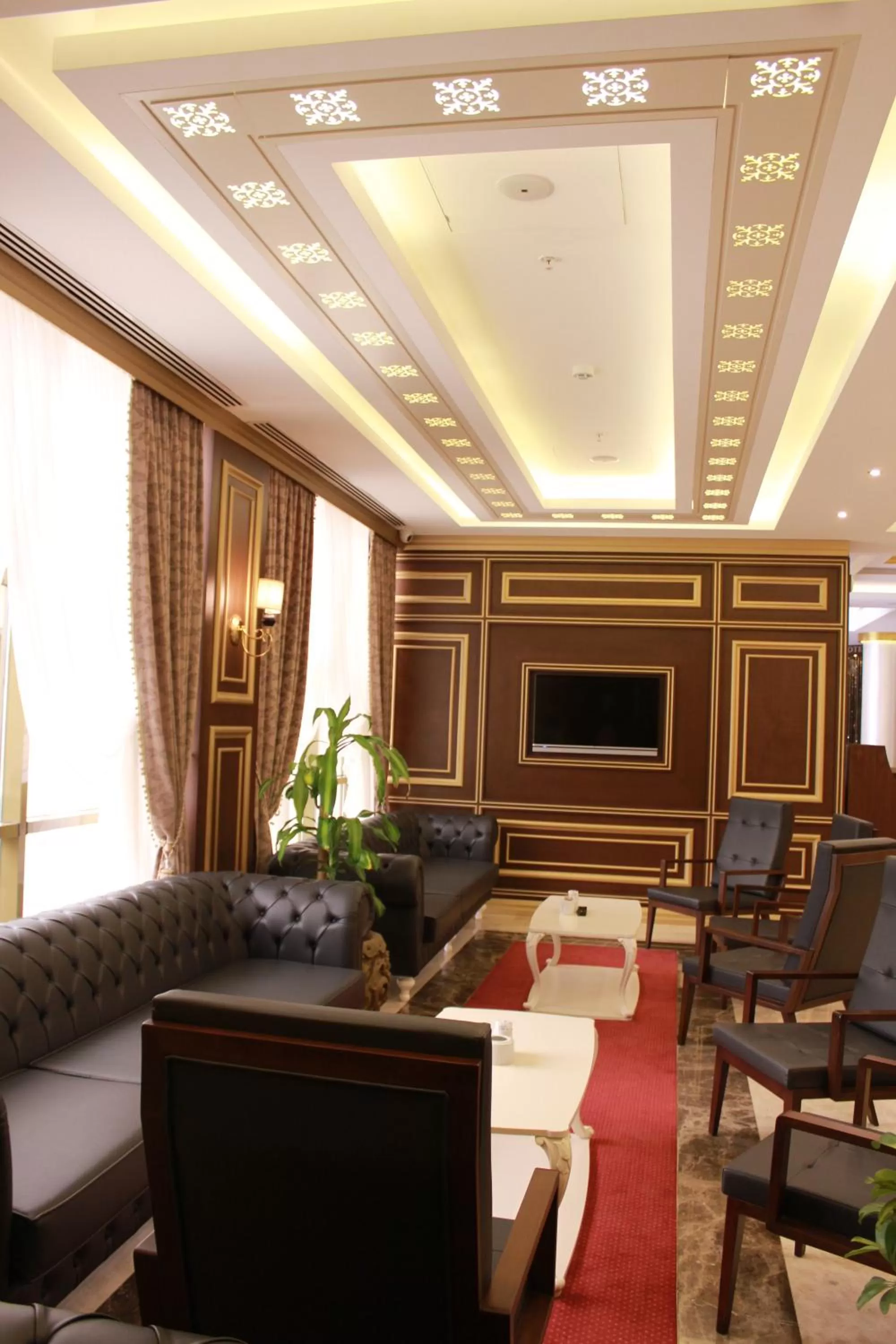 Communal lounge/ TV room in Altın Otel & Spa Balıkesir