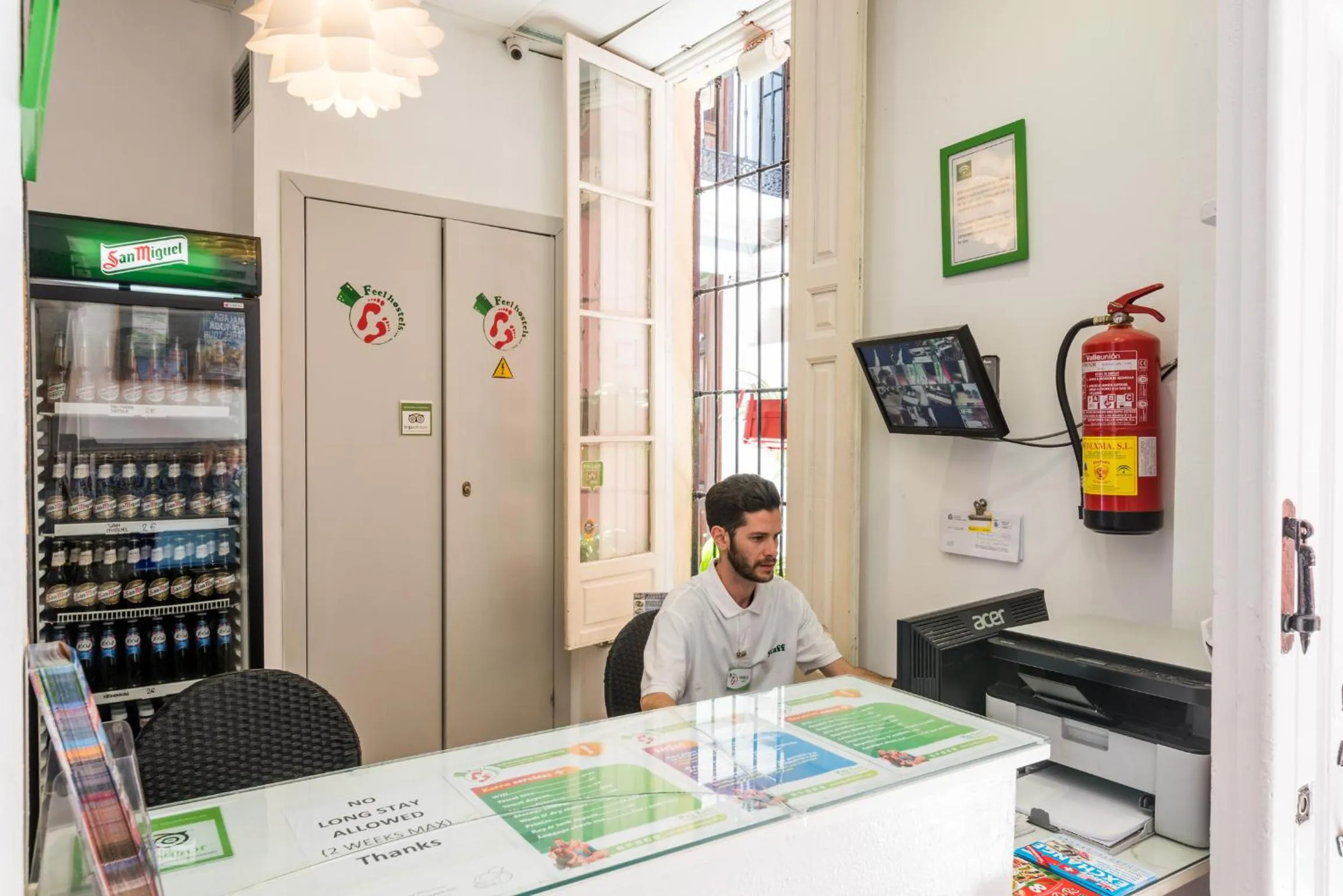 Lobby or reception in Feel Hostels City Center