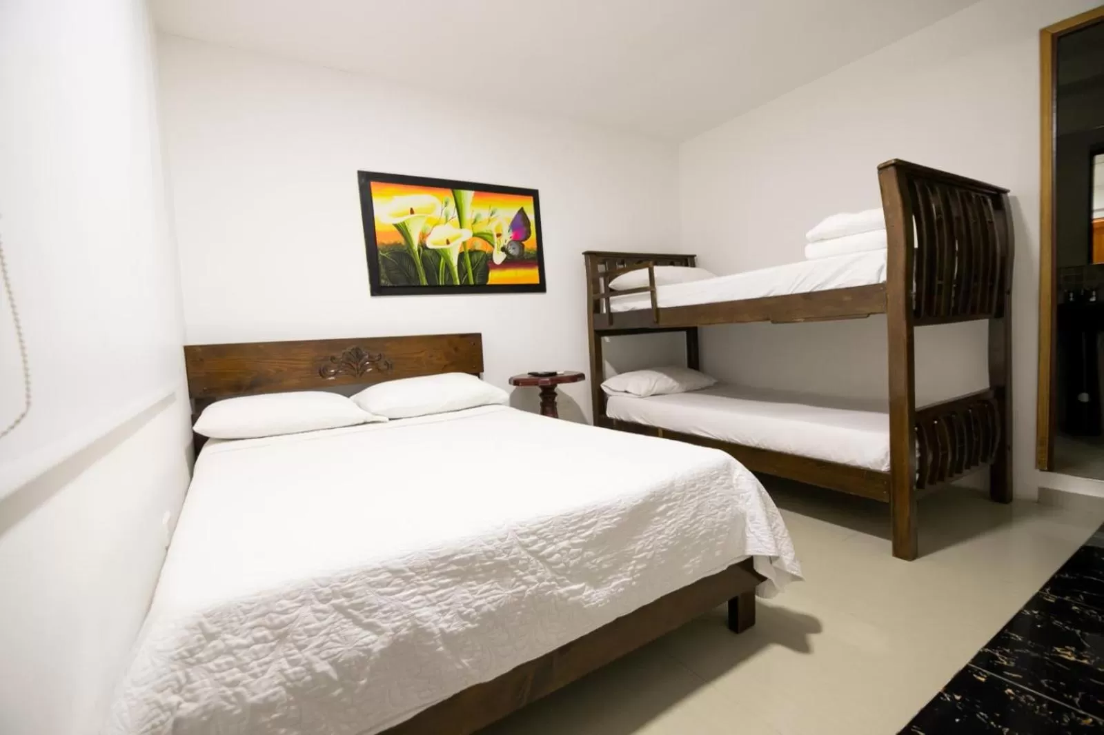 Bed in Hotel La Casona de Getsemani