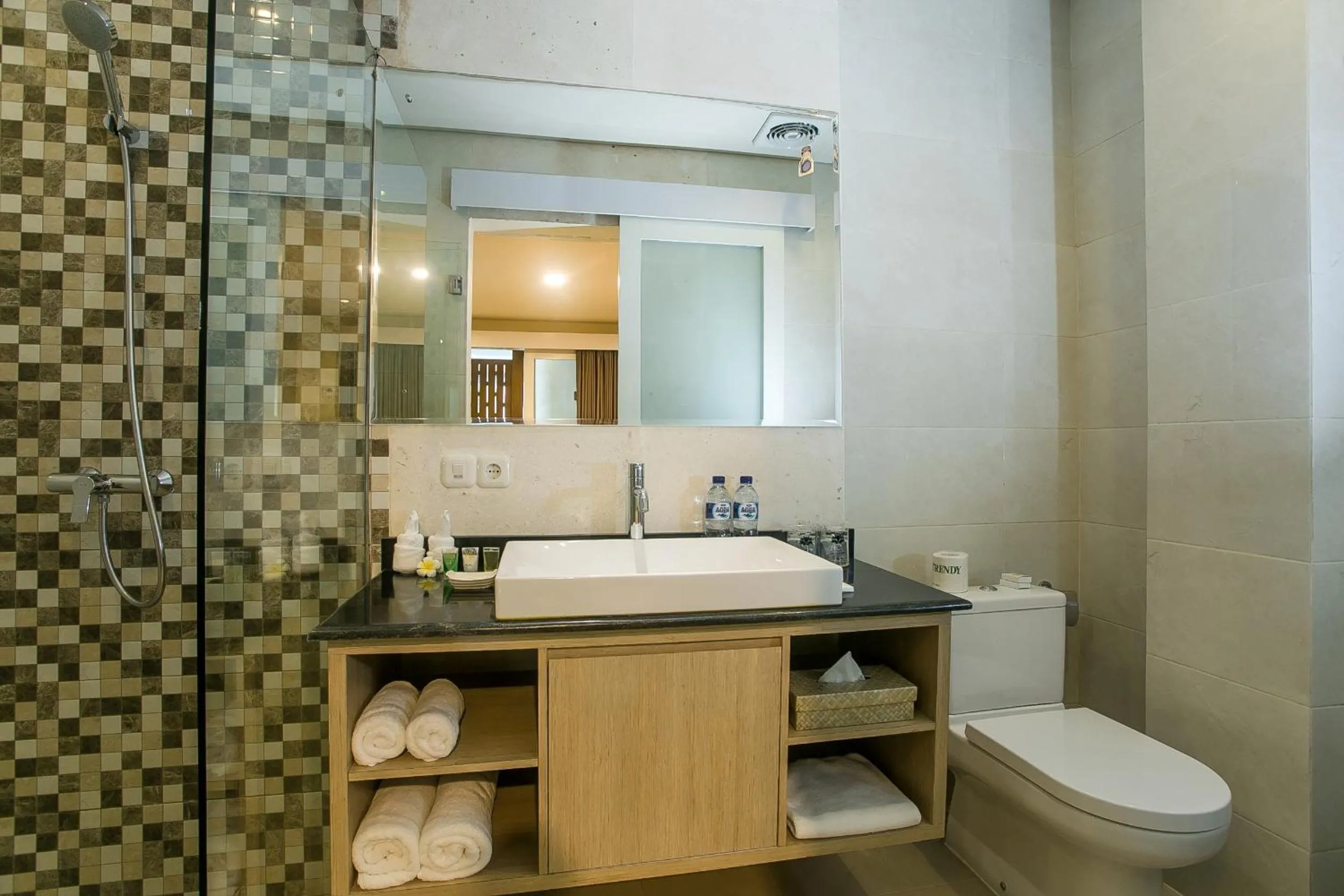 Toilet in Mahalaksmi Boutique Hotel