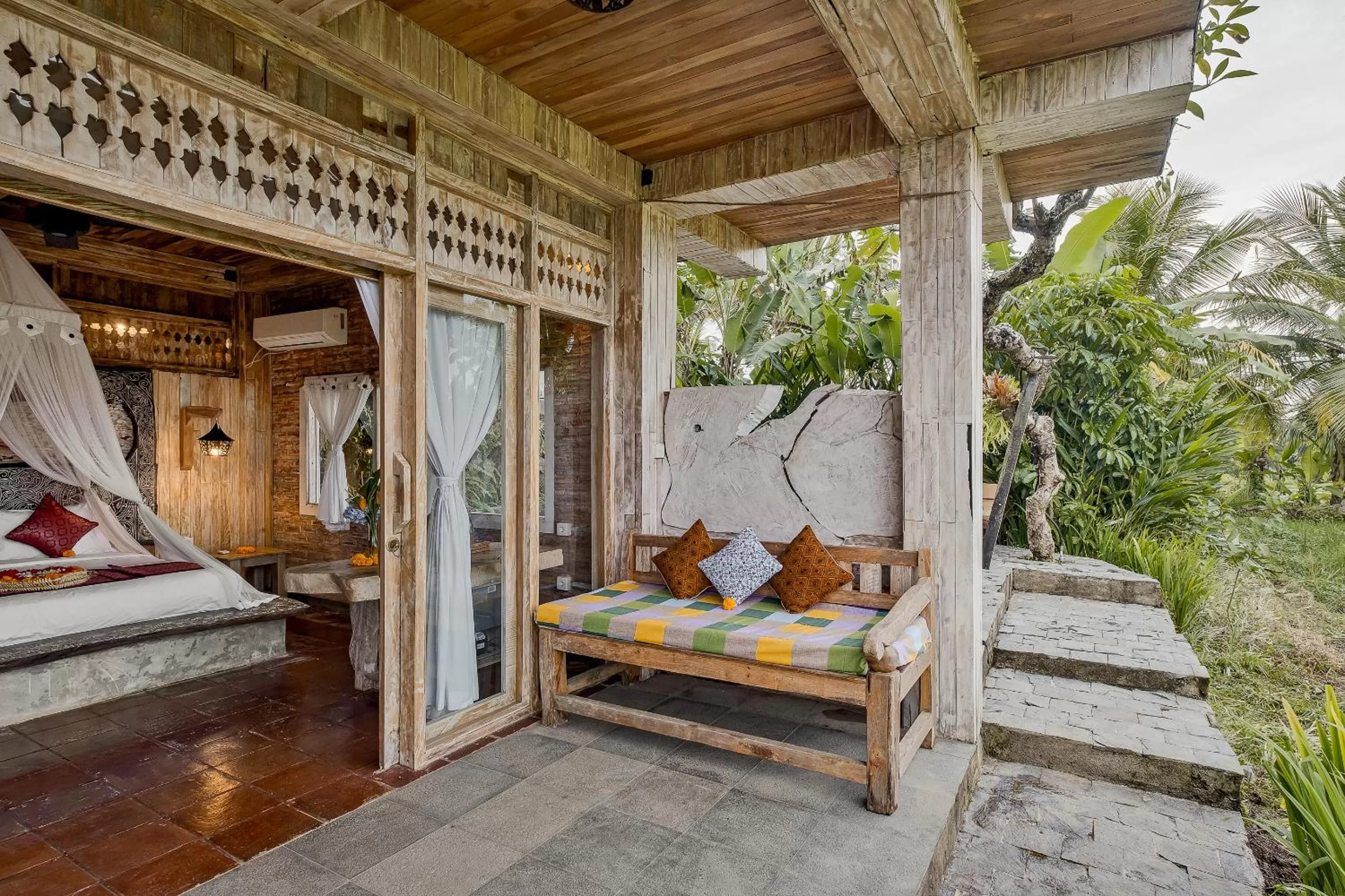 Patio in Joglo Organik Guesthouse