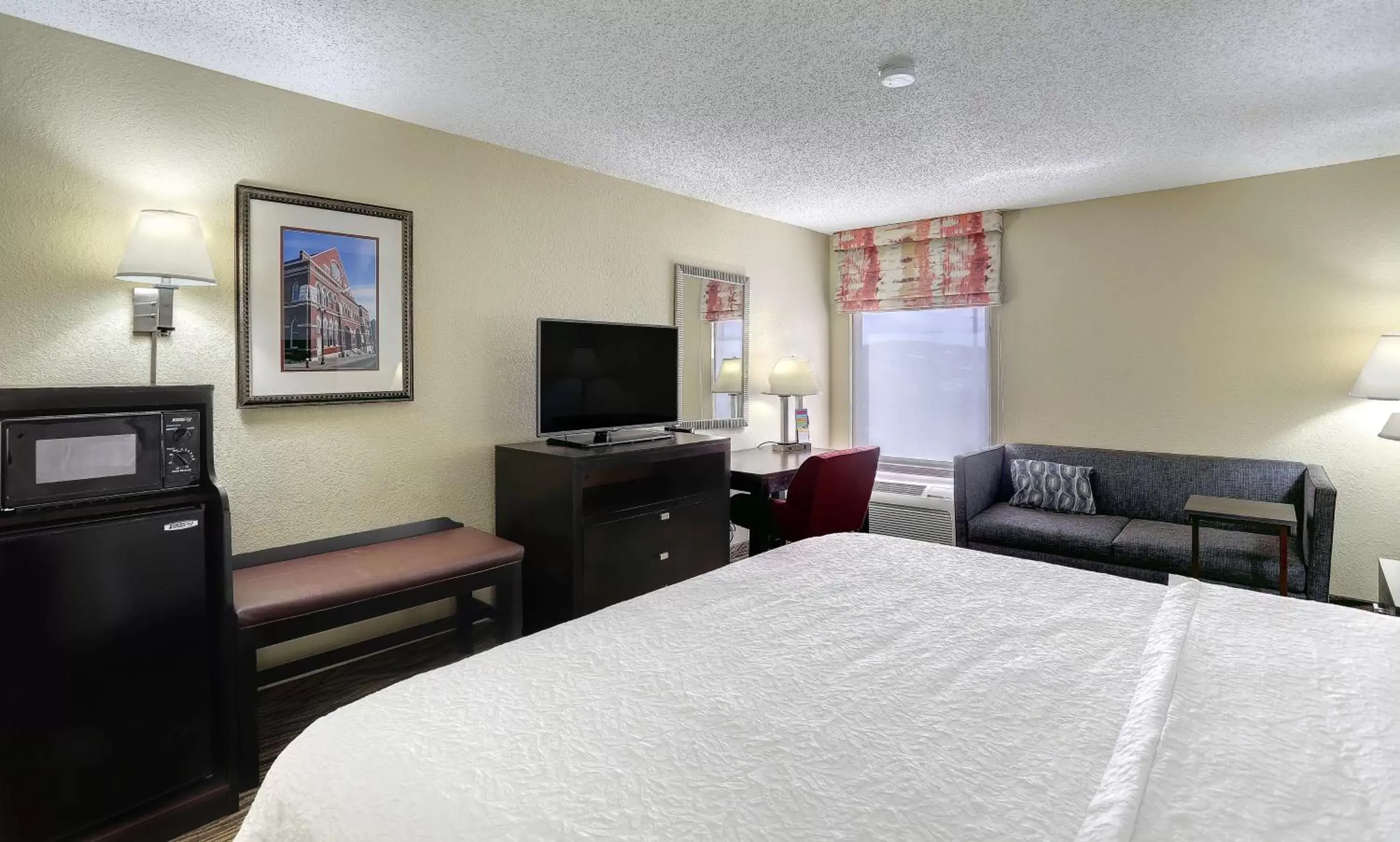 King Room with Sofa Bed - Hearing Accessible/Non-Smoking in Hampton Inn Nashville-I-24 Hickory Hollow King Room with Sofa Bed - Hearing Accessible/Non-Smoking in Hampton Inn Nashville-I-24 Hickory Hollow