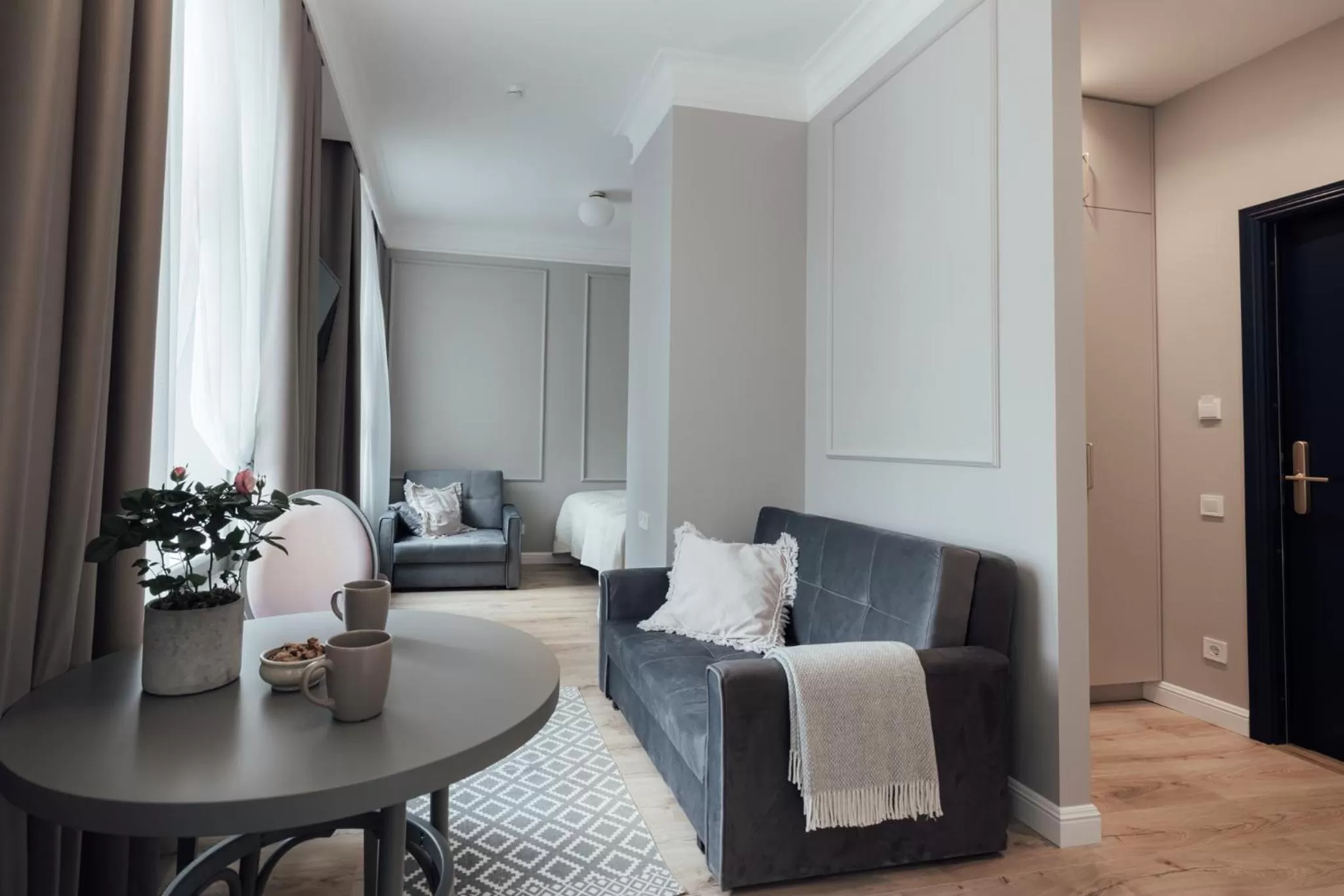 Seating area in Aparthotel Amella