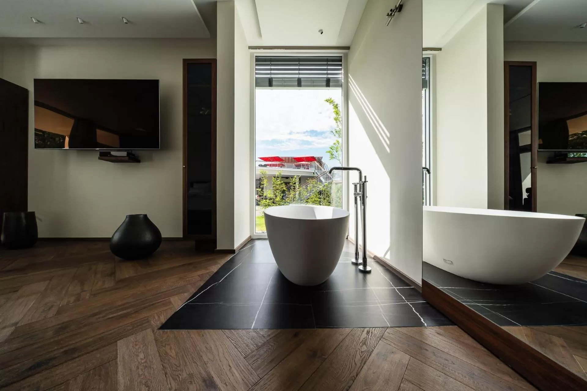 Bath in MotelplusHotel BiggeSeeFront