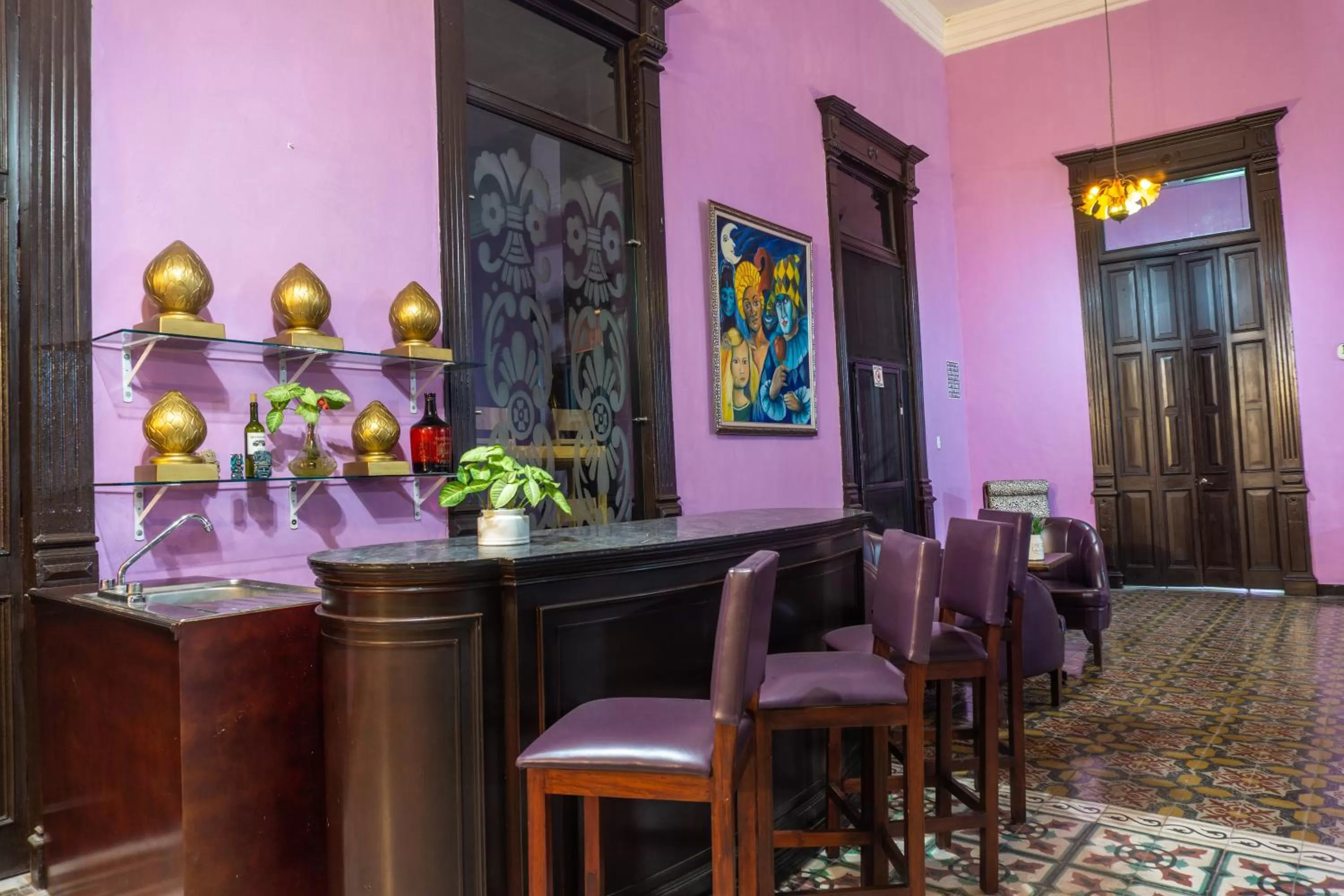 Patio in Hotel Lavanda CAS Merida