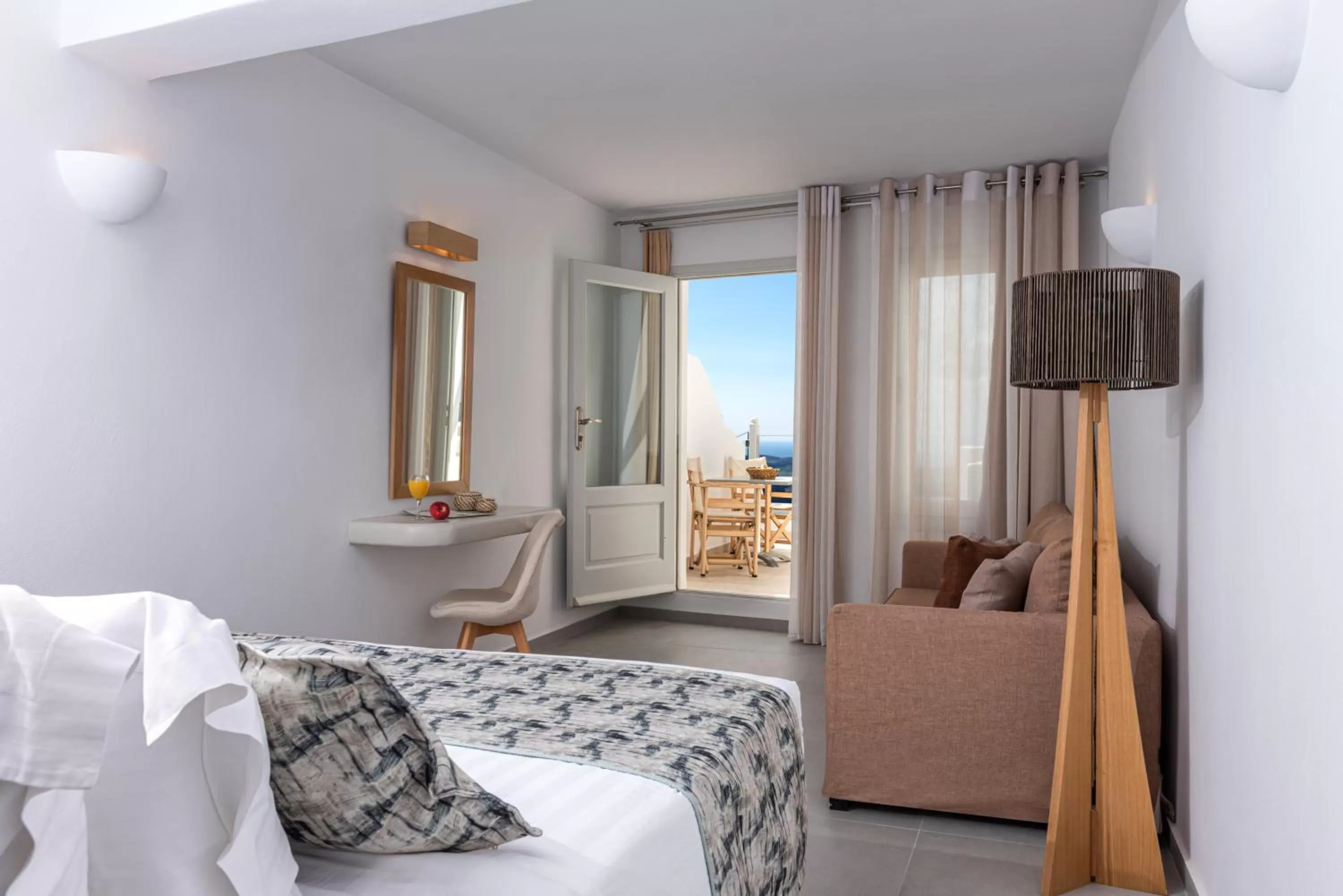 Bed in Adamant Suites