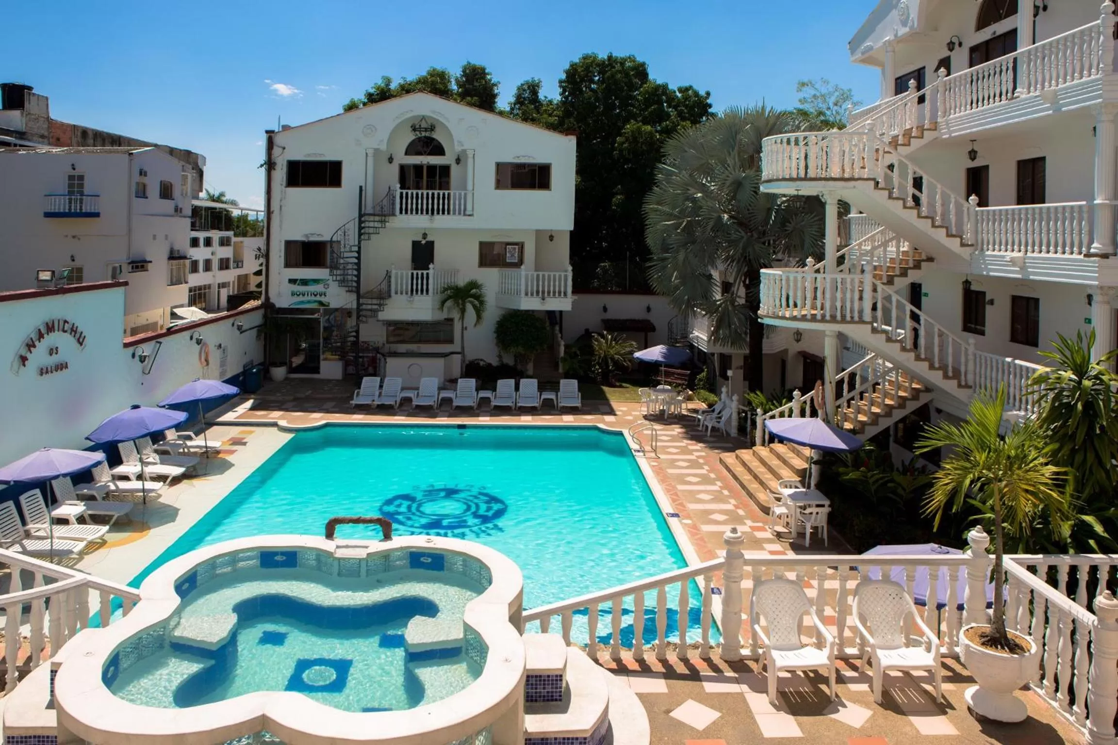 Swimming pool, Pool View in Hotel Anamichu Suites