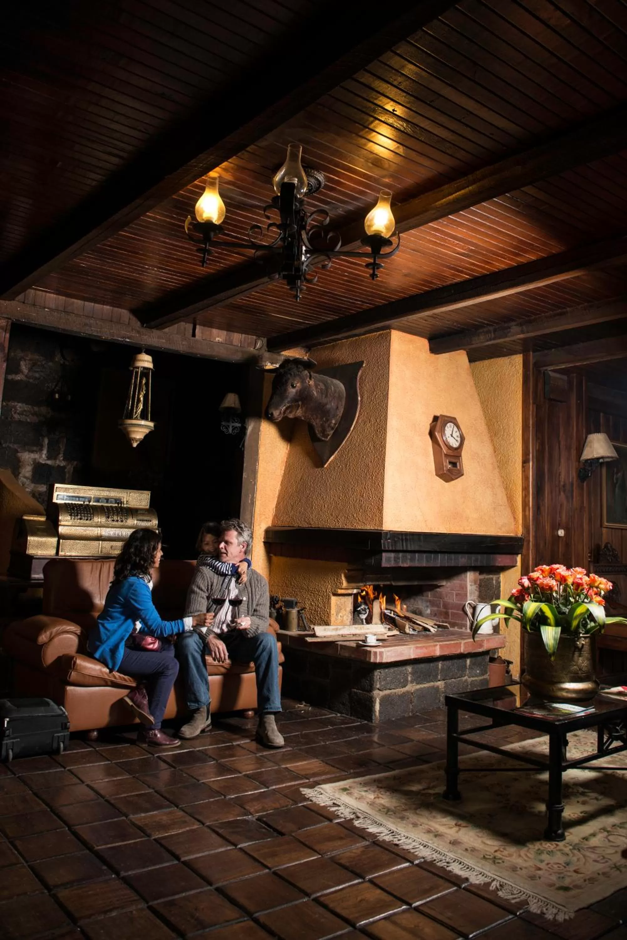 Lobby or reception in Hostería La Andaluza