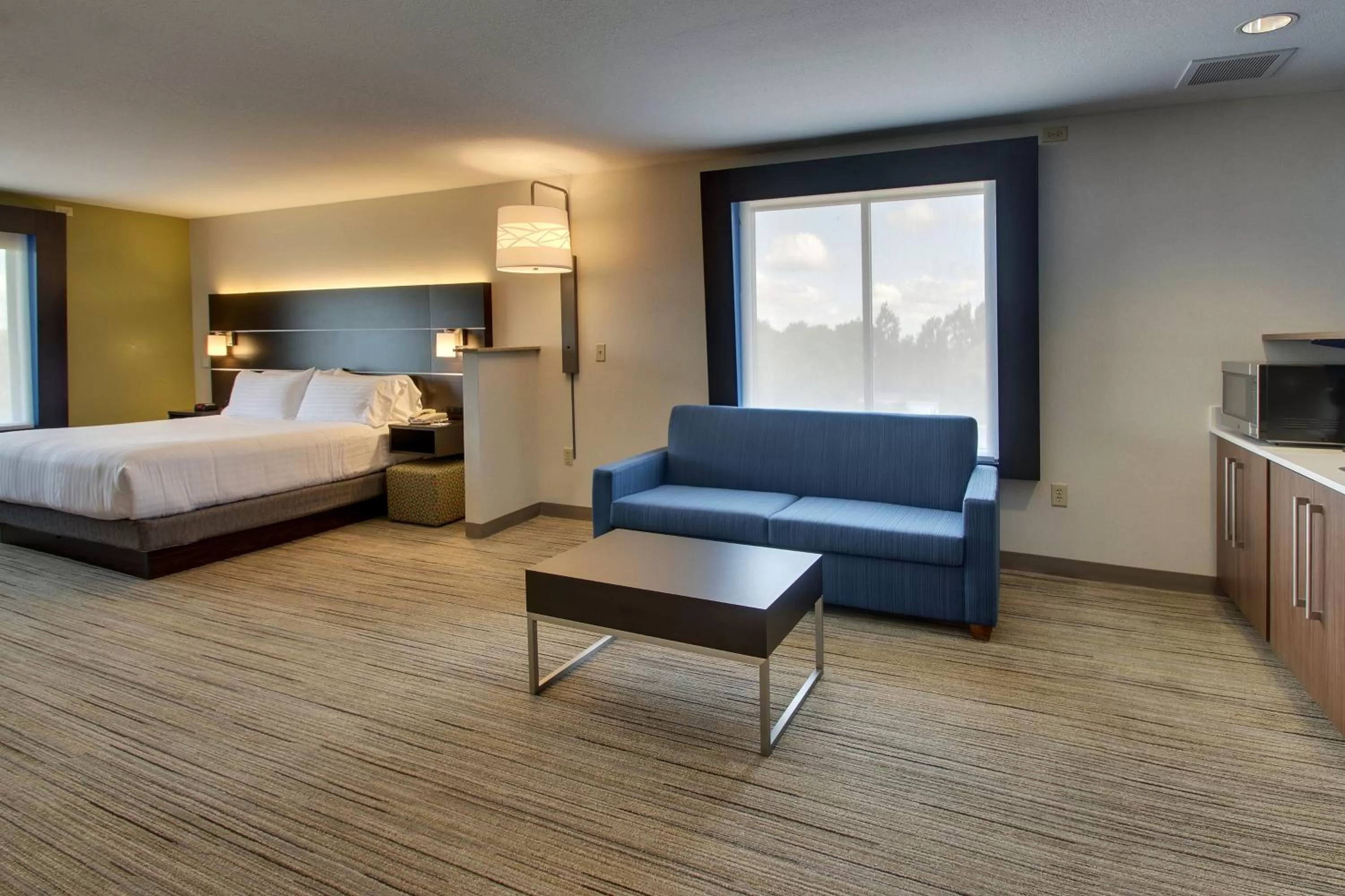 Photo of the whole room, Bed in Holiday Inn Express Hotel & Suites Morris by IHG