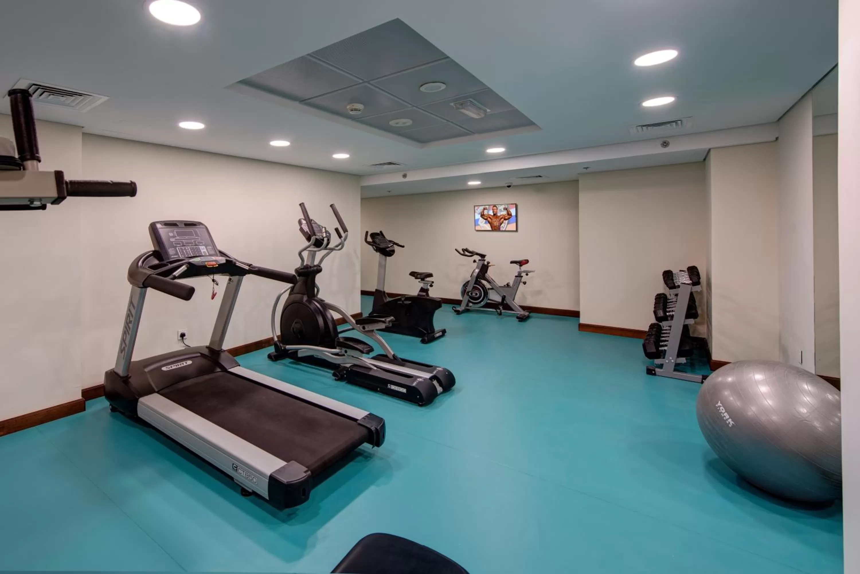 Fitness centre/facilities in Center Hotel Sharjah