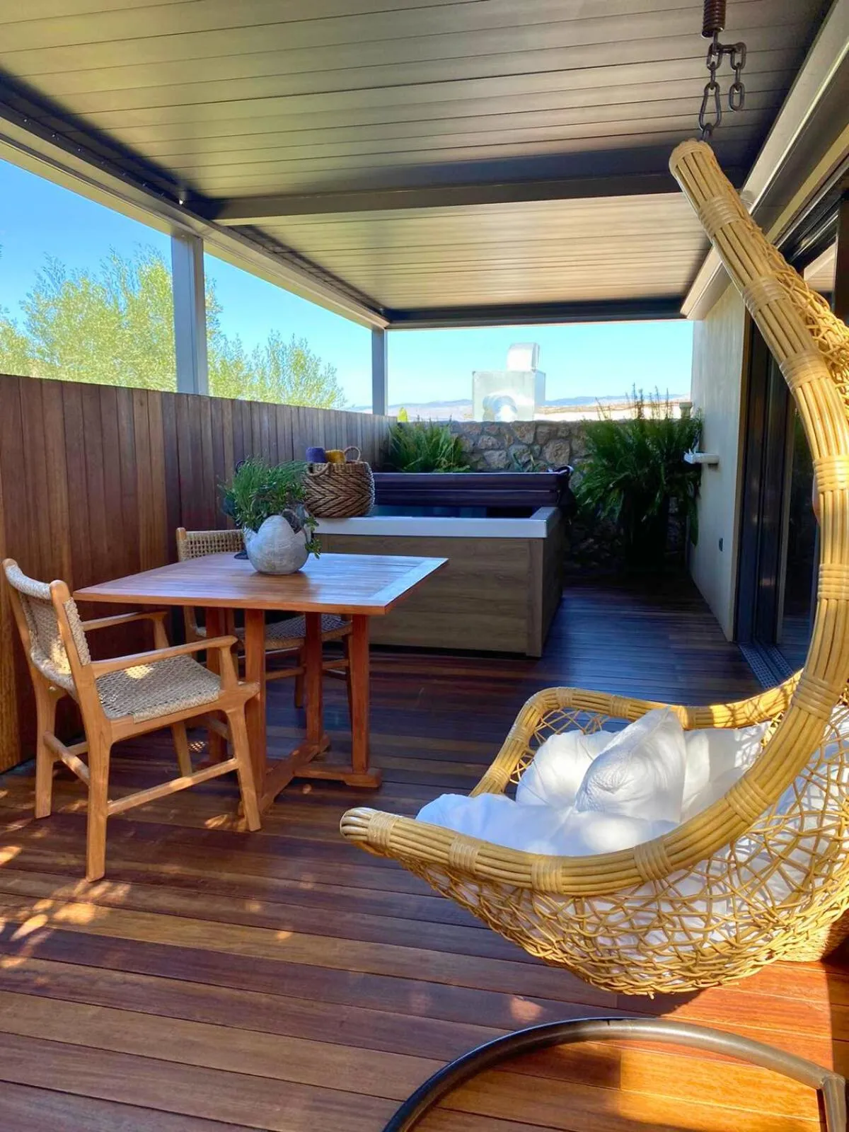 Patio in Anthemion Suites and Villas