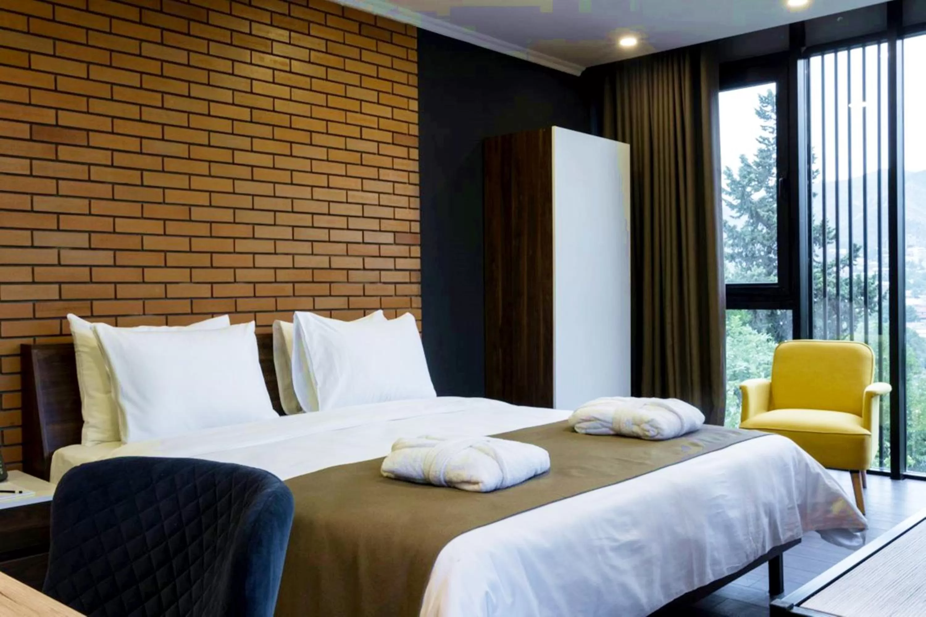 Bed in Bricks Hotel