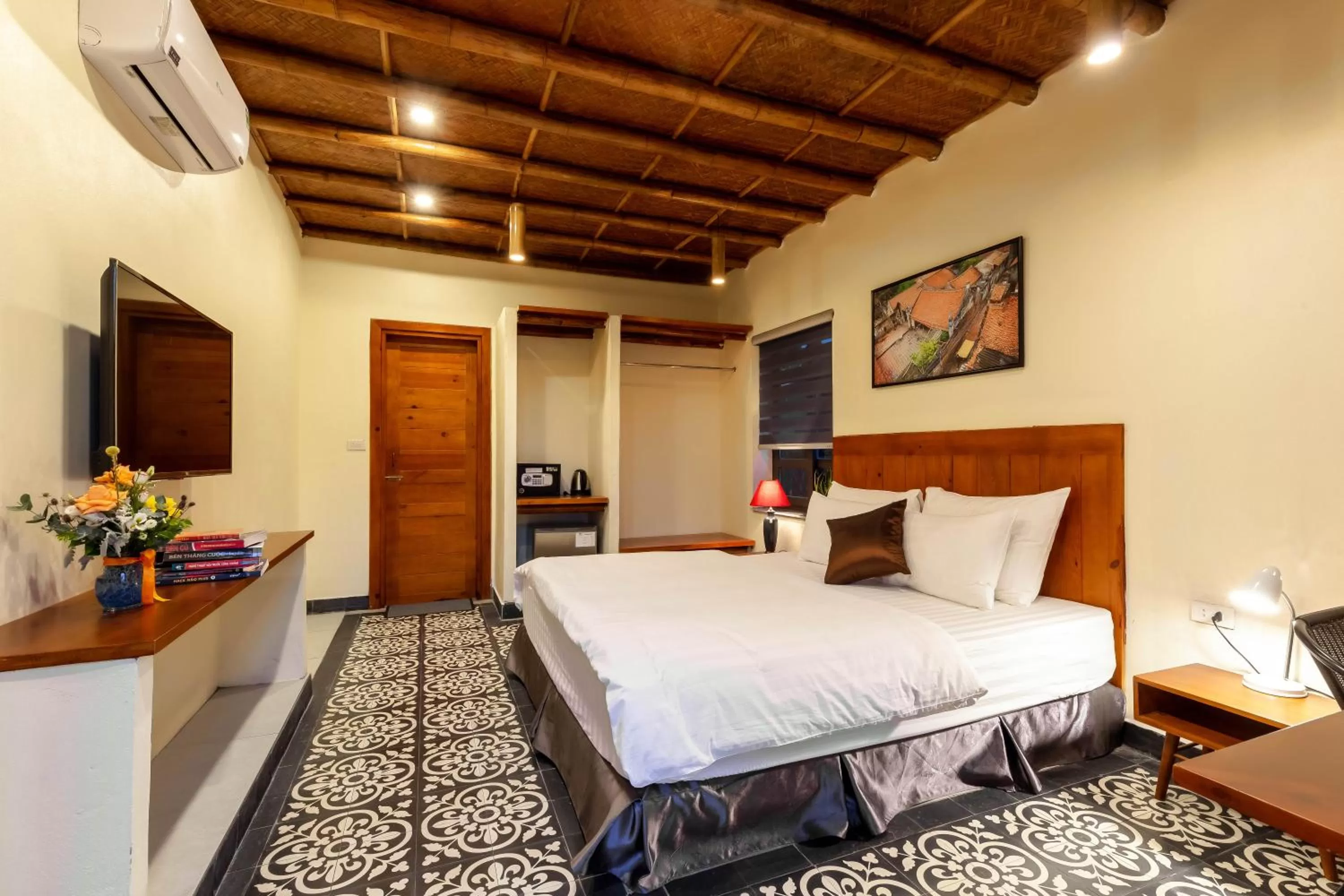 Bed in Tam Coc Banana Bungalow