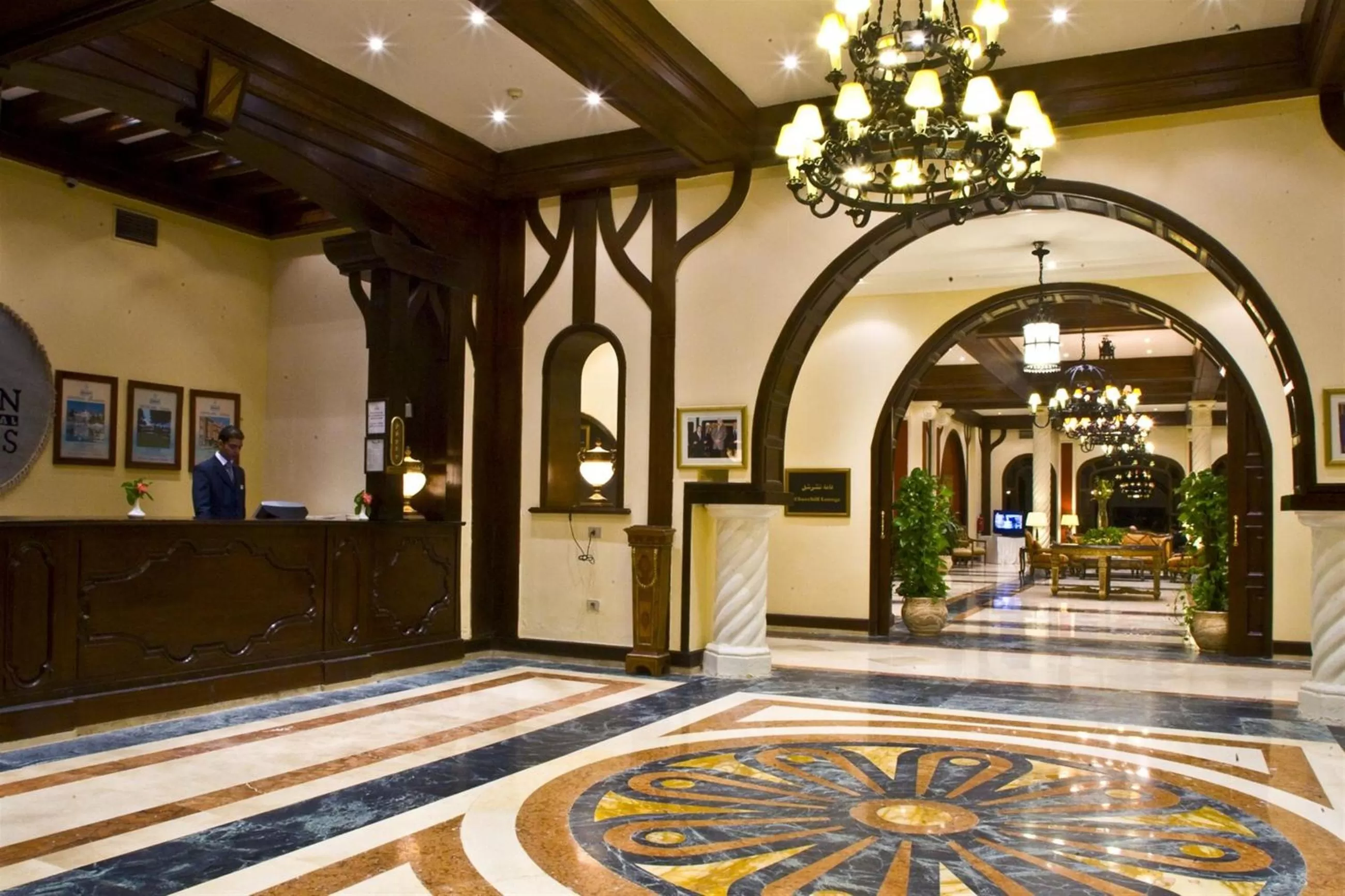 Lobby or reception in Helnan Auberge Fayoum