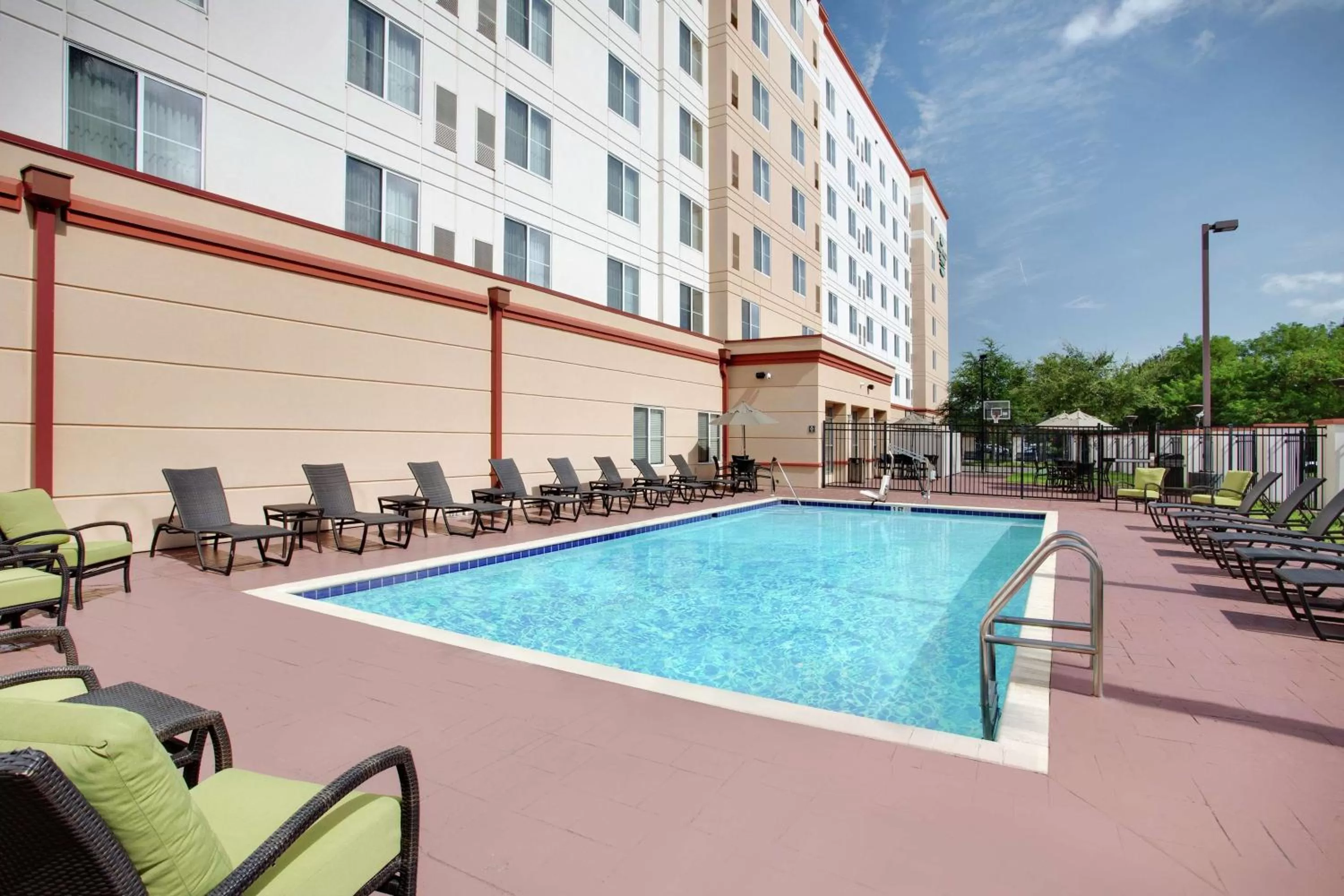 Pool view in Homewood Suites by Hilton Tampa-Brandon