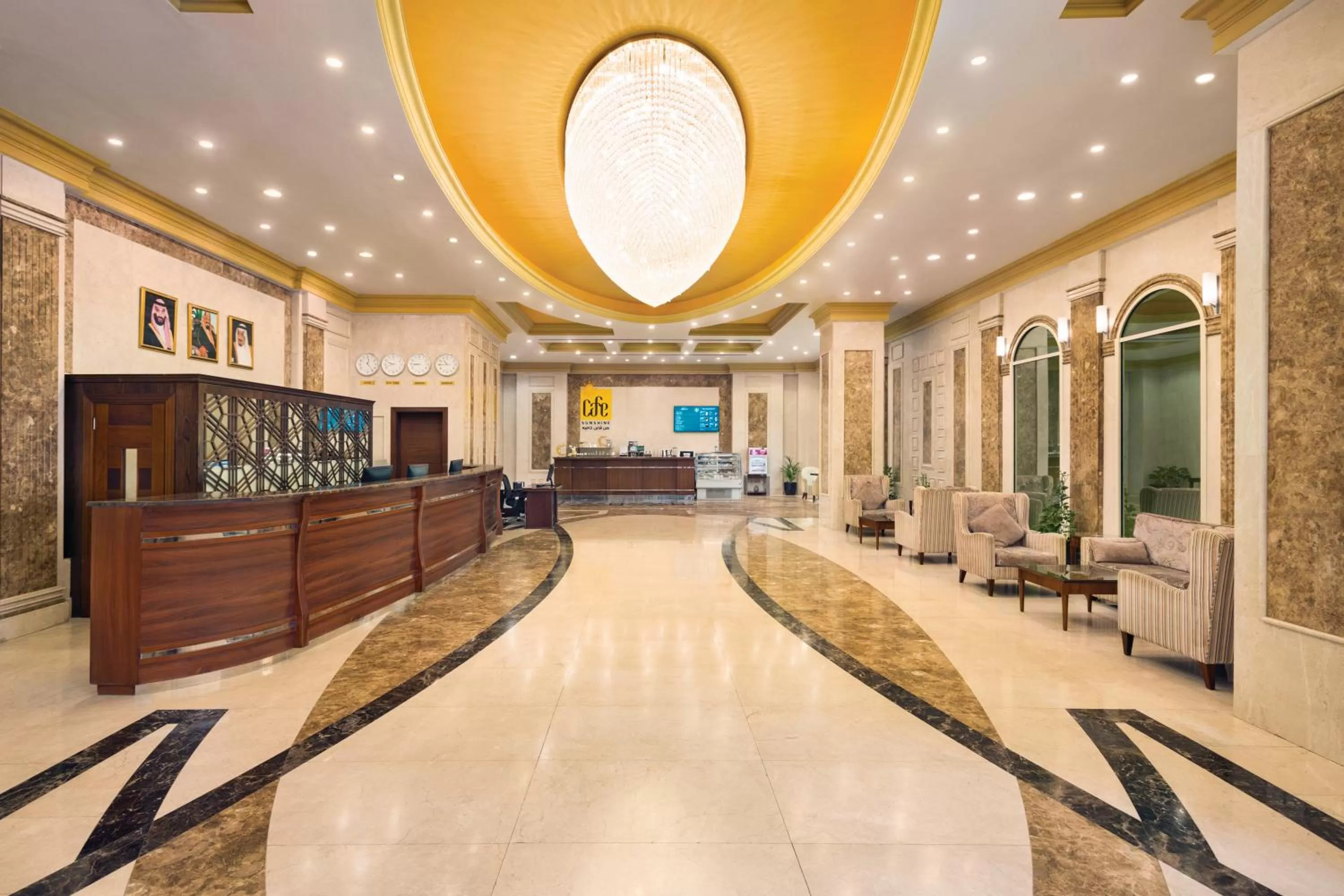 Lobby or reception in Wyndham Garden Dammam