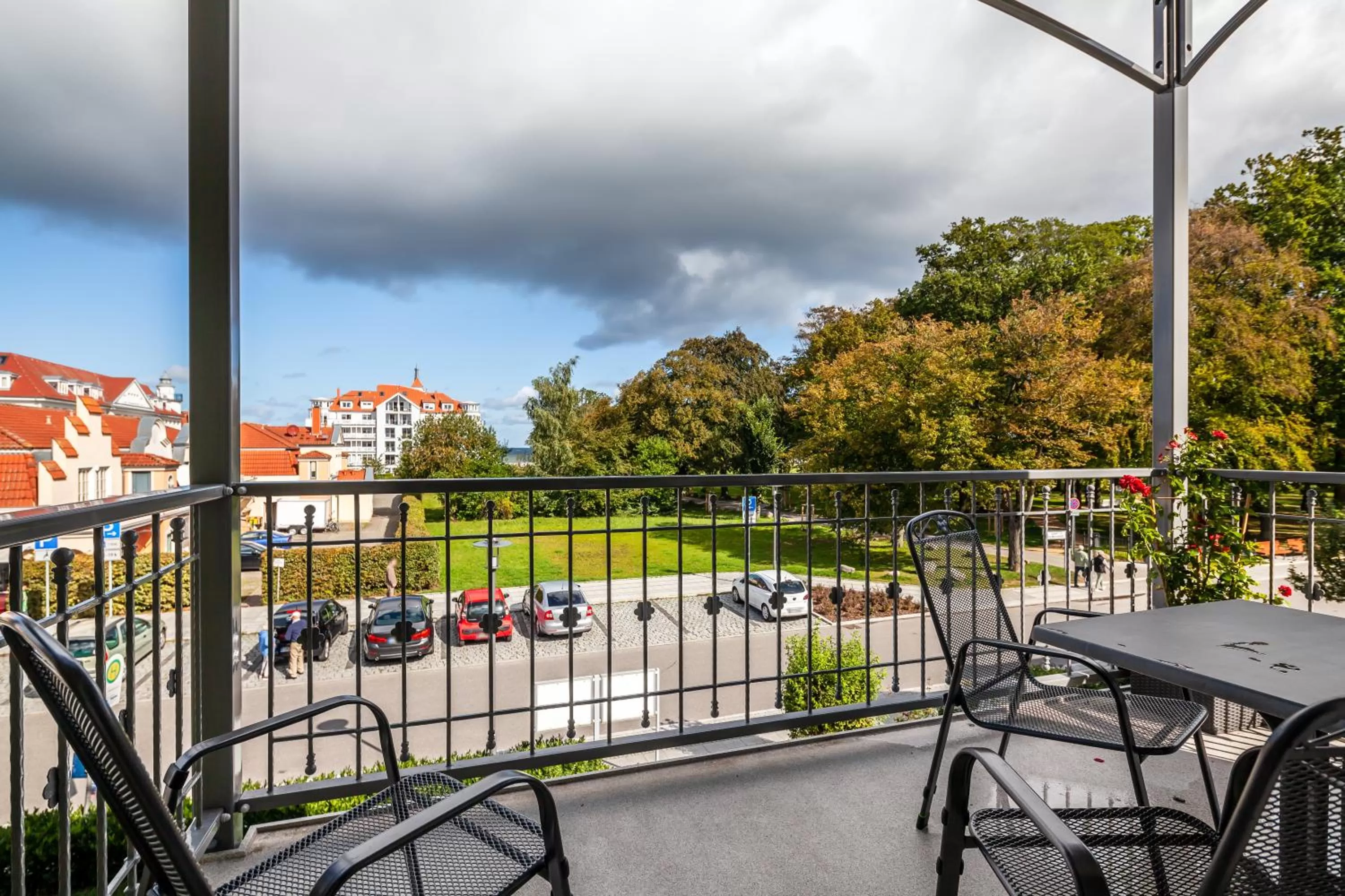 Garden view in Hotel Rosenhof
