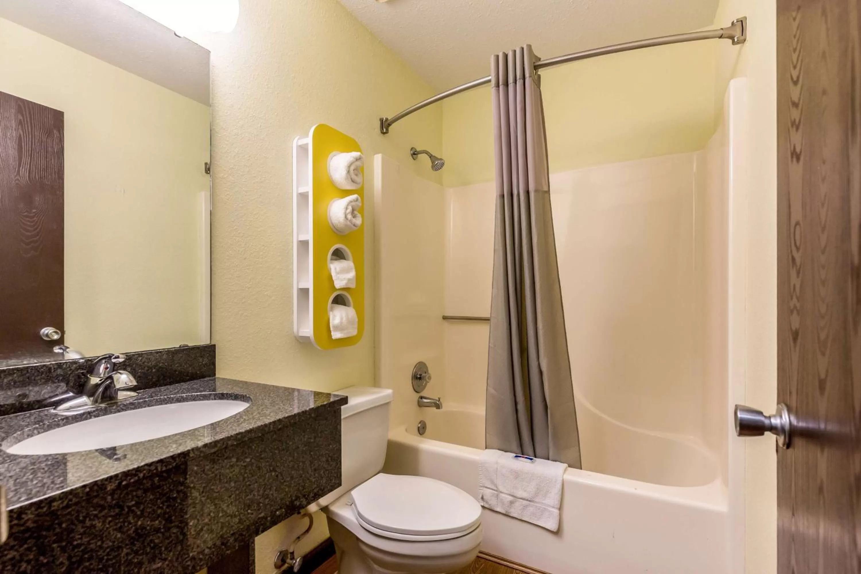 Shower in Motel 6-Troy, IL