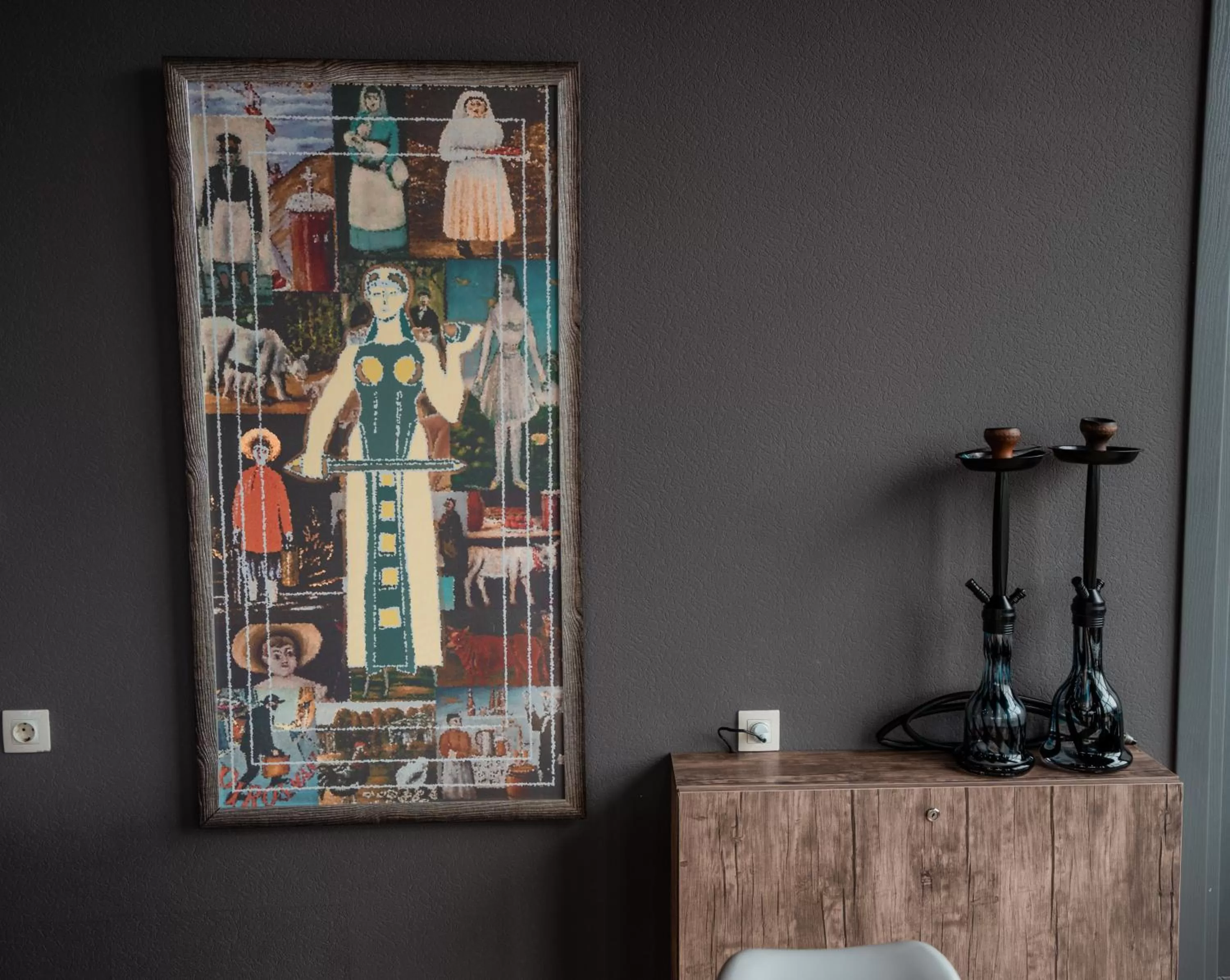 Decorative detail in Hotel Grand View in Tbilisi