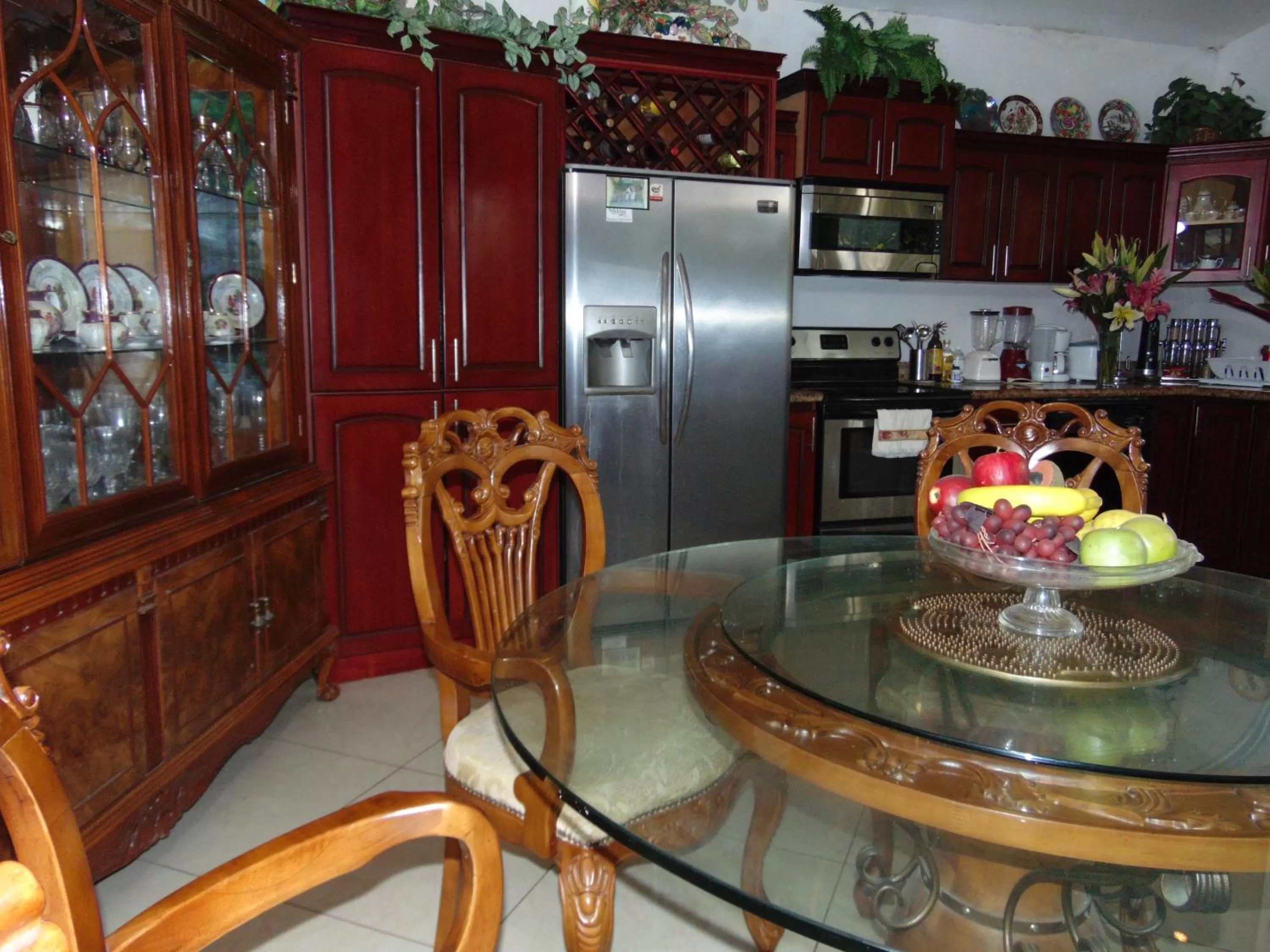 Kitchen or kitchenette in Casa Lima B&B