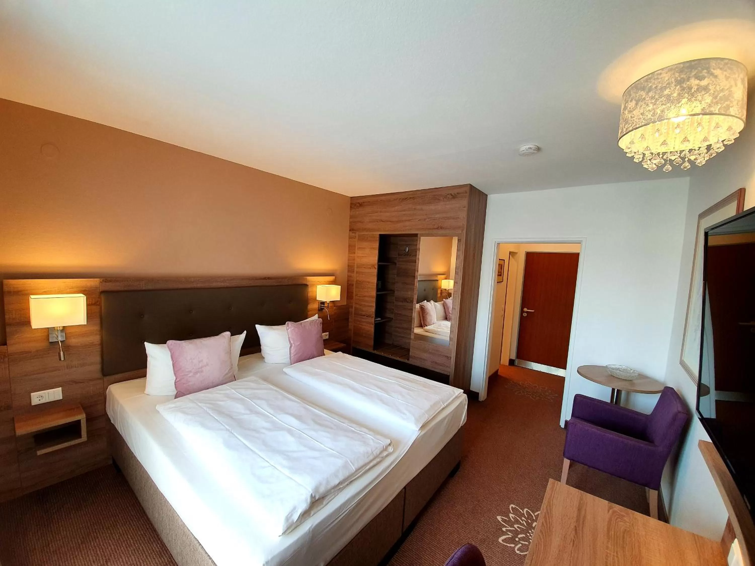 Bed in Hotel in den Herrnwiesen