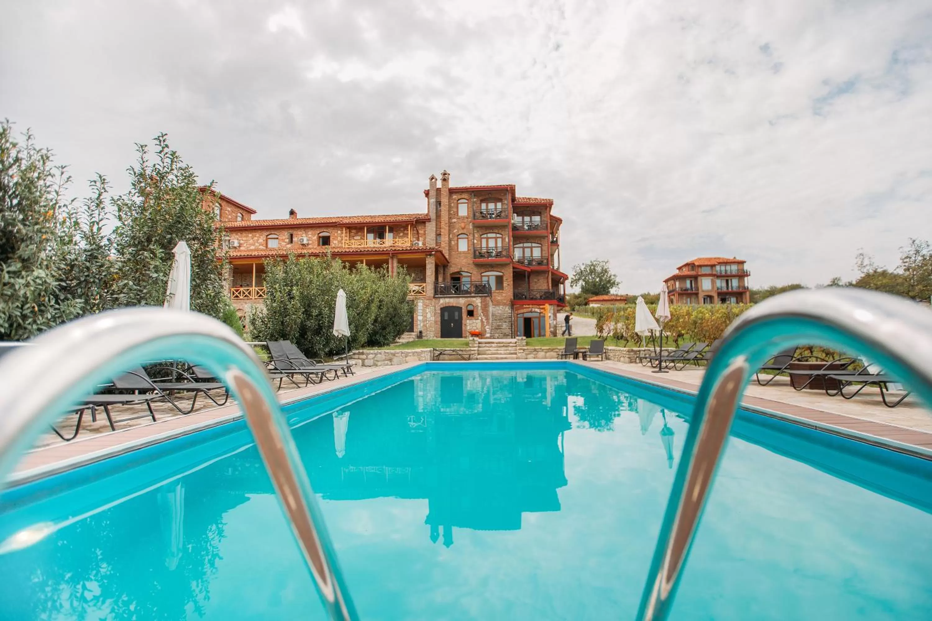 Pool view in Schuchmann Wines Château,Villas & SPA